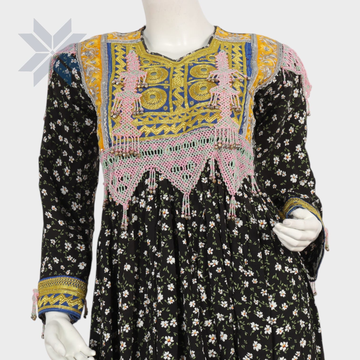 Parwana Floral Tribal Dress