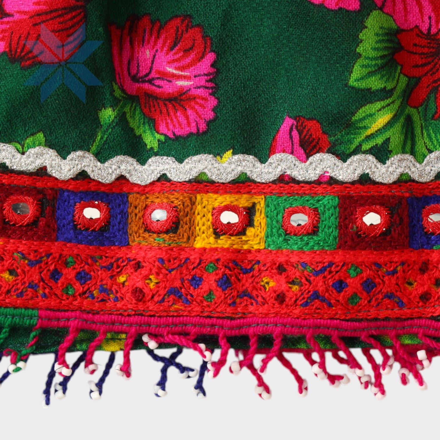 Floral Charm Traditional Baby Frock