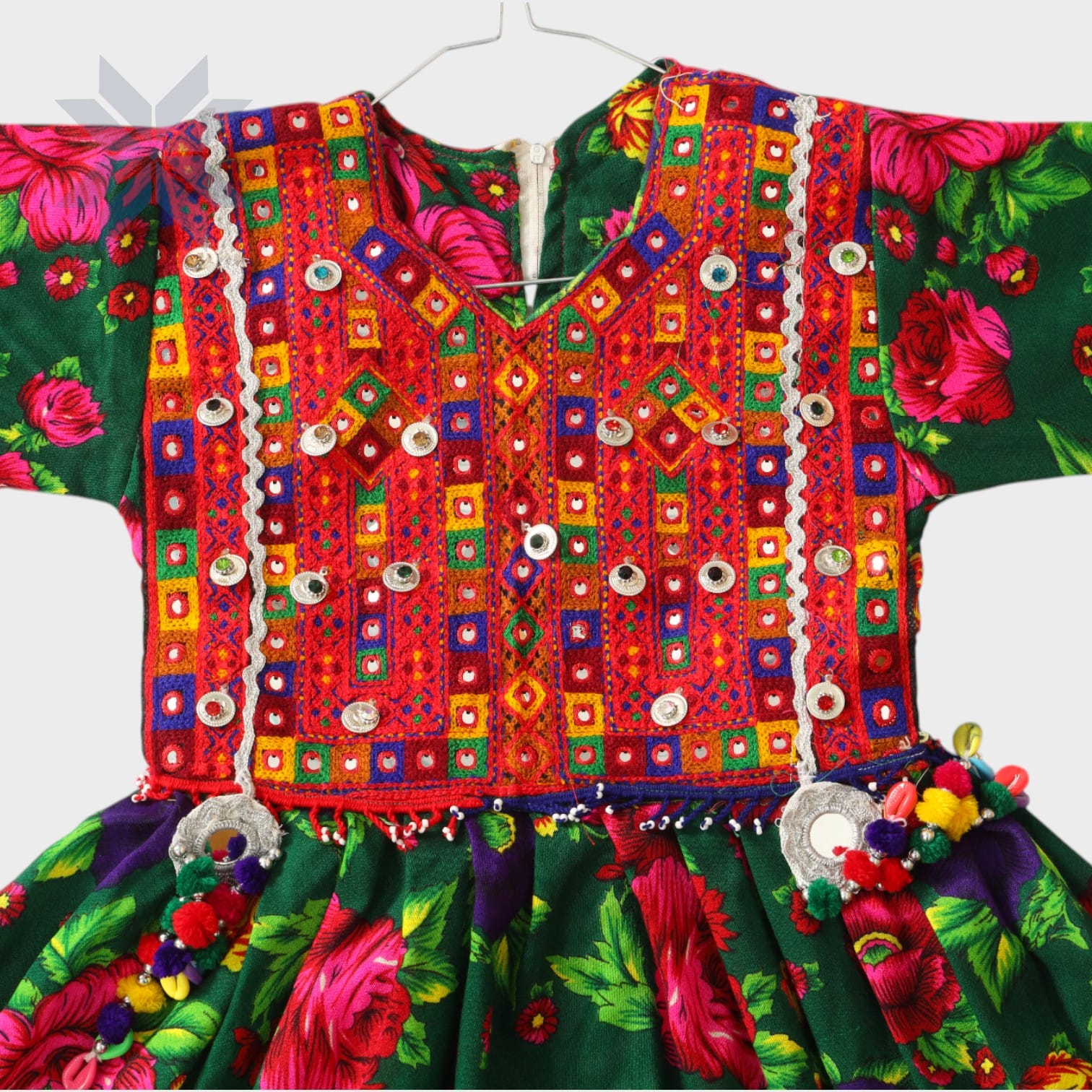 Floral Charm Traditional Baby Frock