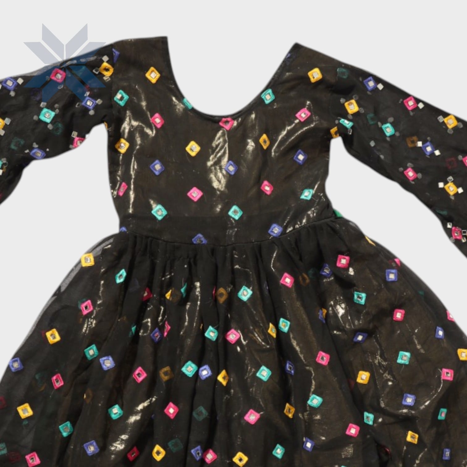 Rainbow Charm Afghani Dress Set