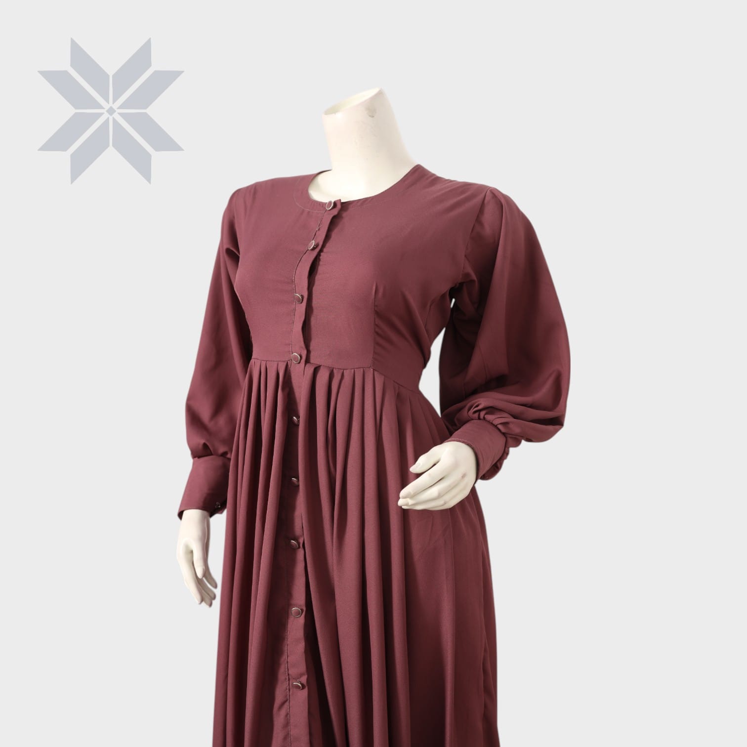 Dusty Rose Flow Maxi Dress