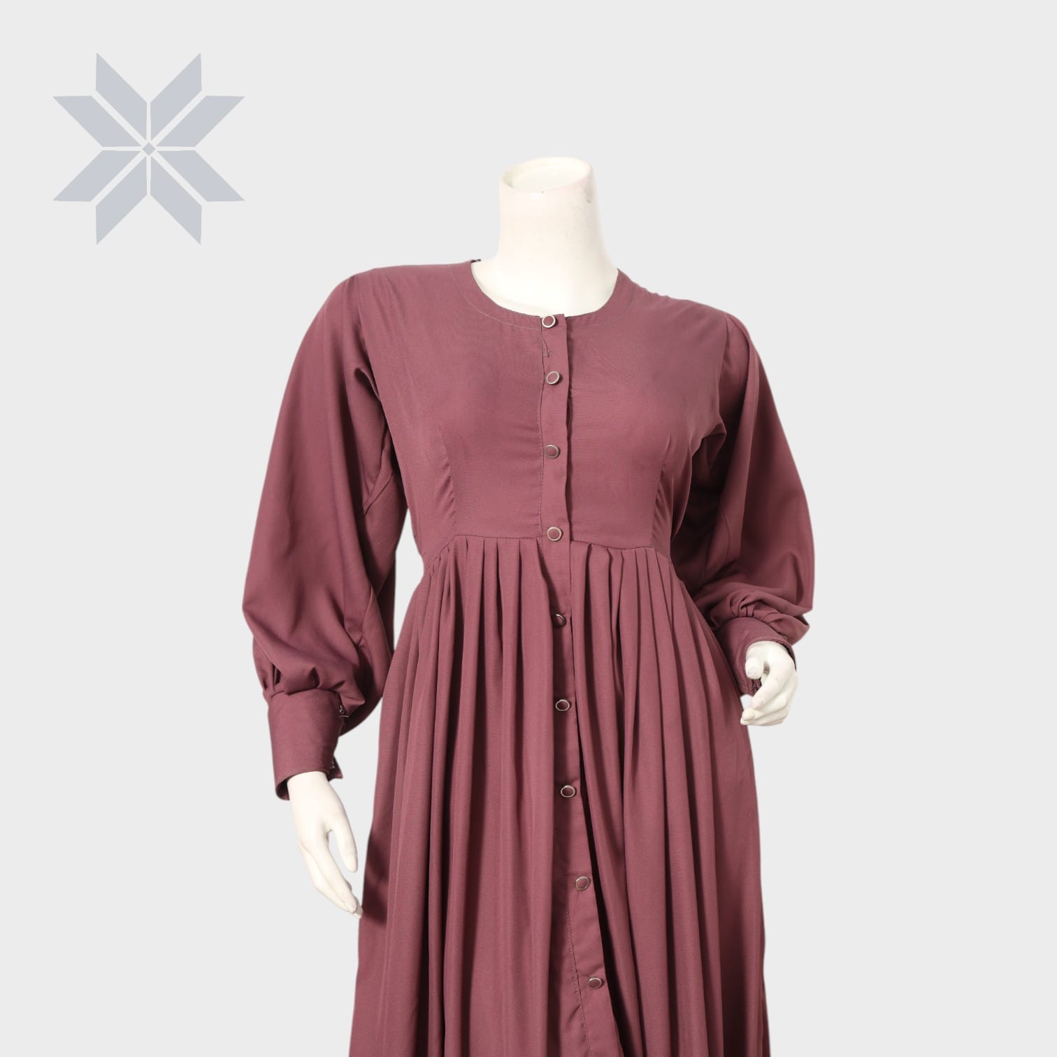 Dusty Rose Flow Maxi Dress