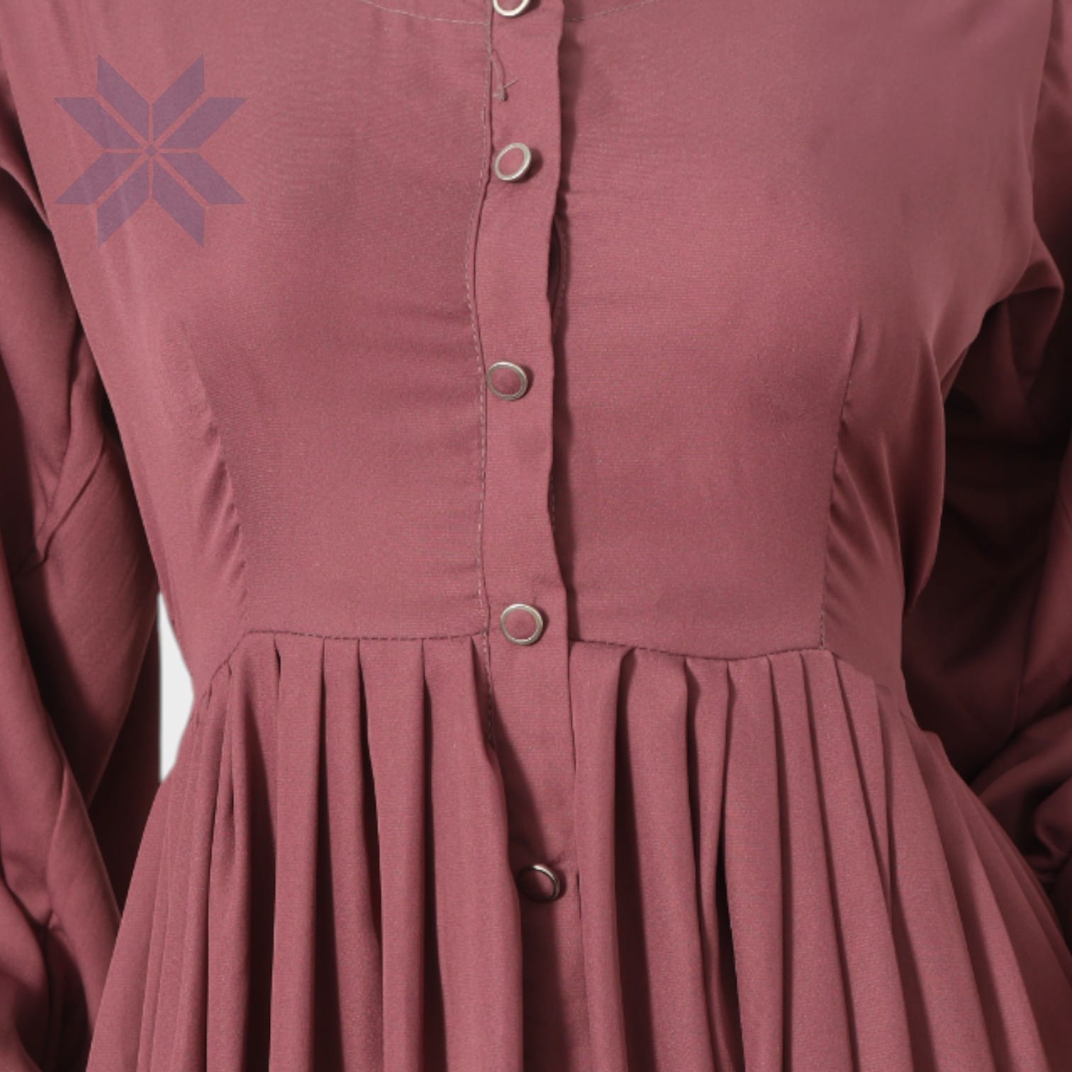 Dusty Rose Flow Maxi Dress