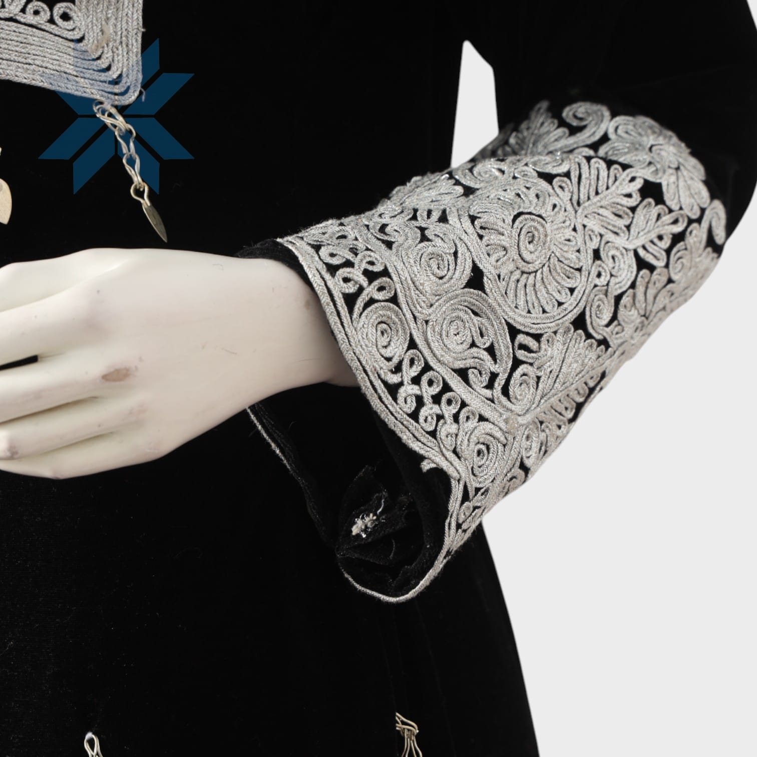 Black Velvet Noor Dress