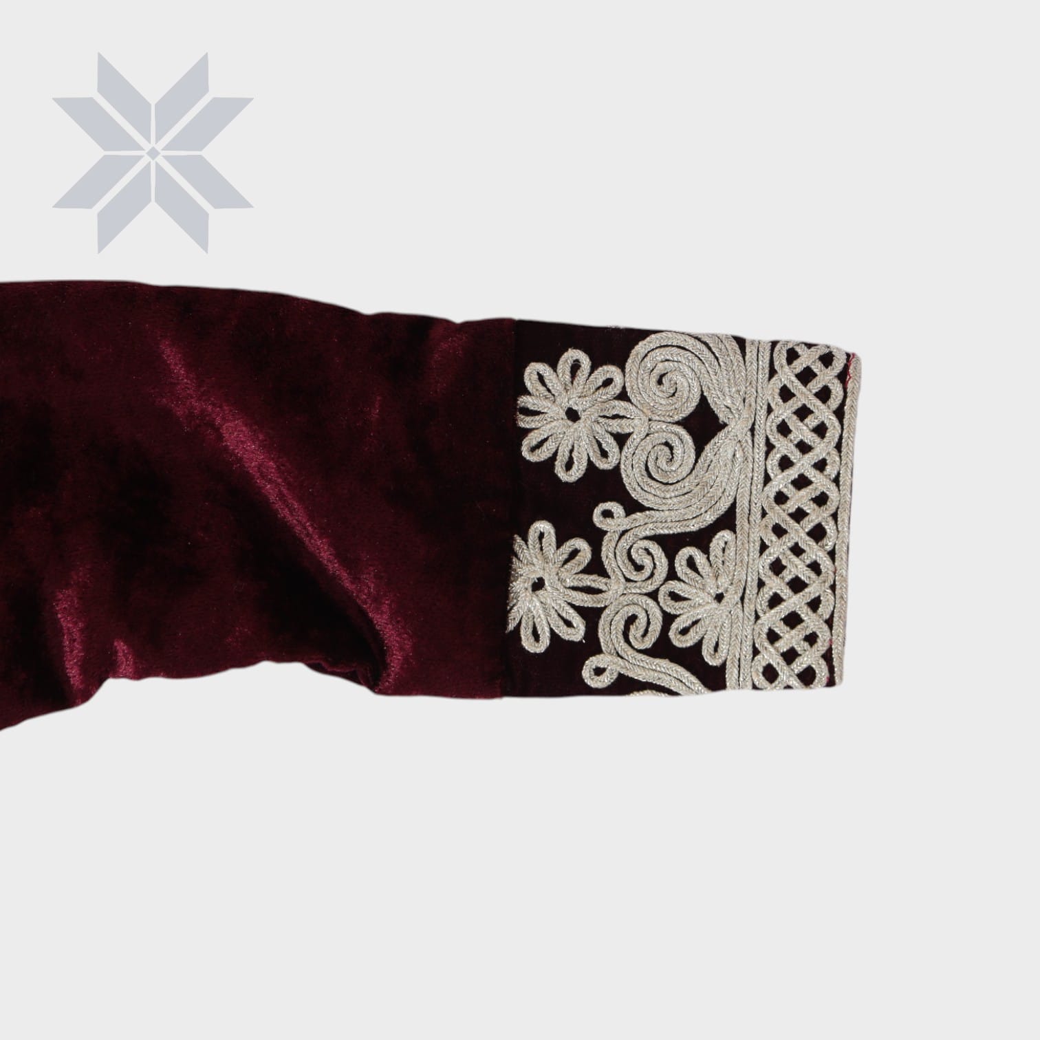 Maroon Mini Royal Velvet Set (Kids)