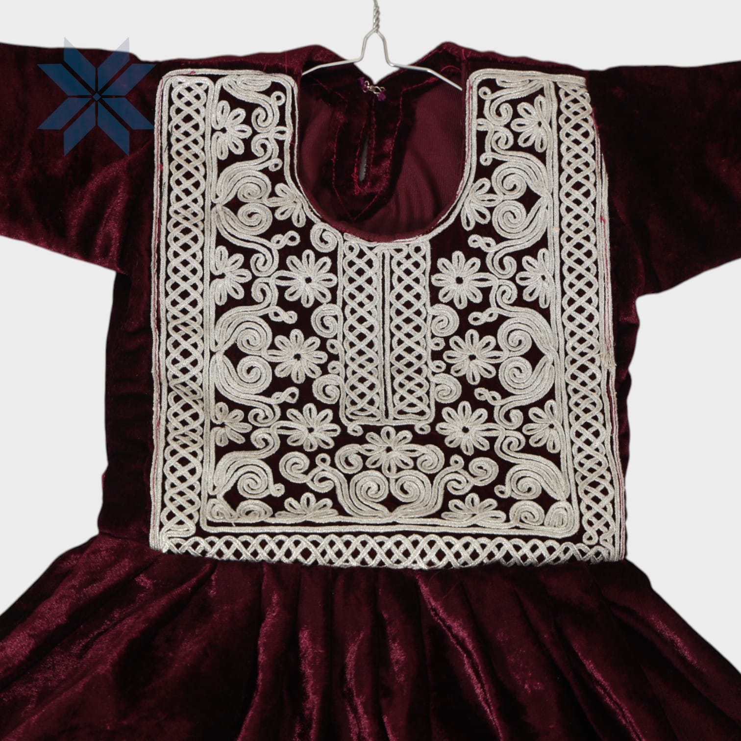 Maroon Mini Royal Velvet Set (Kids)