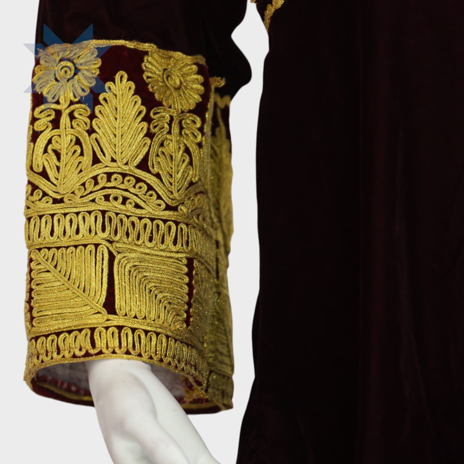  Zard Velvet High-Low Dress