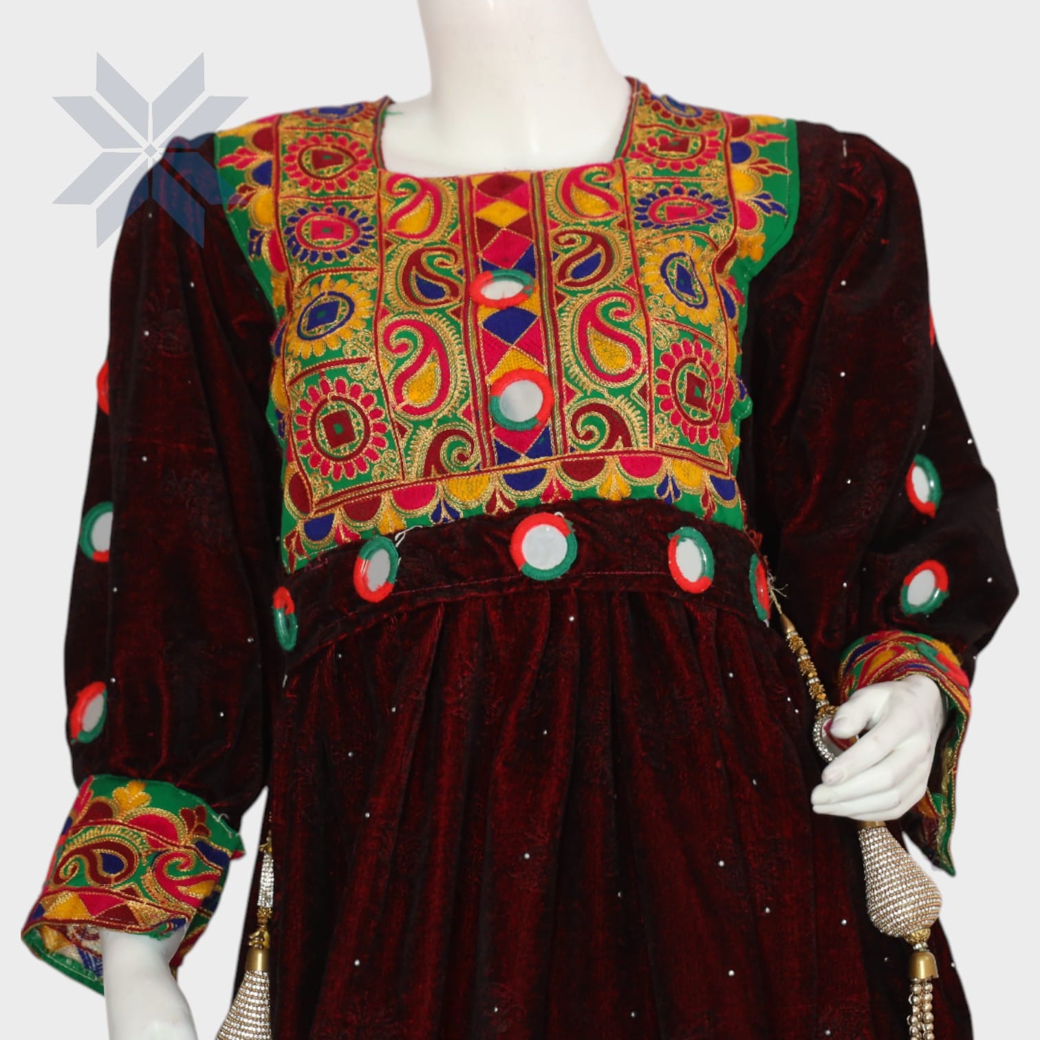 Marjan Balochi Velvet Dress