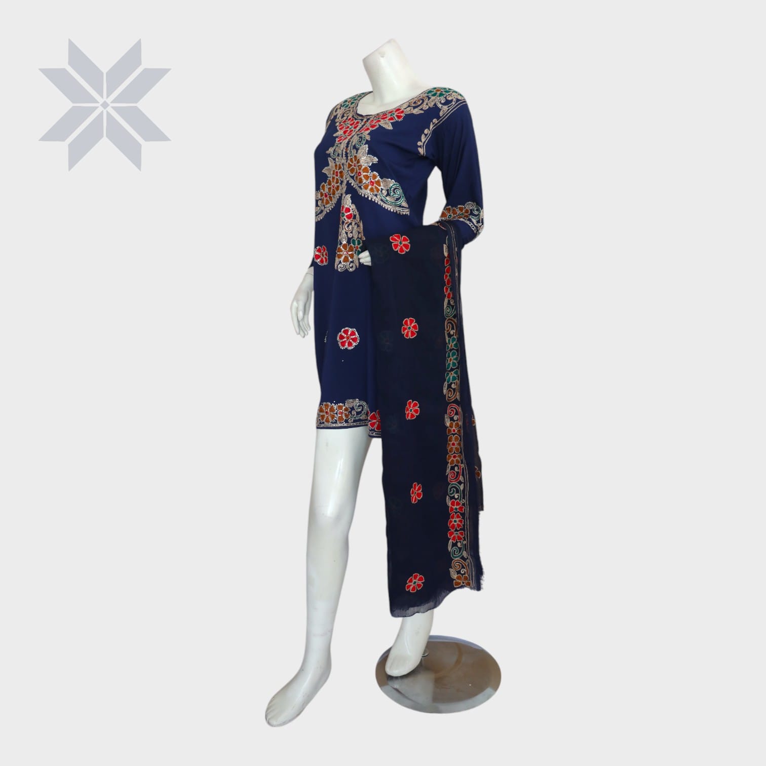 Sitara Afghan Embroidered Set