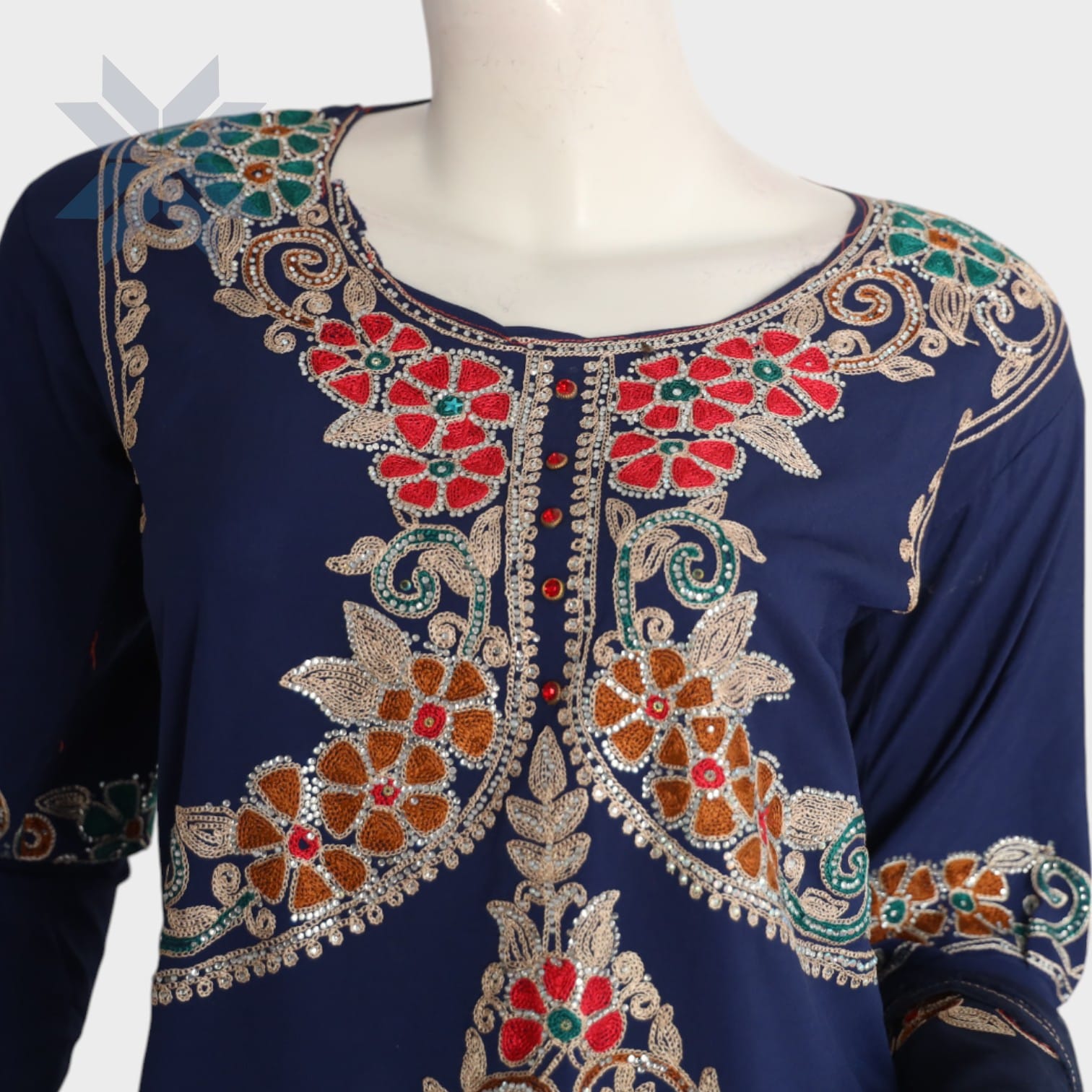 Sitara Afghan Embroidered Set