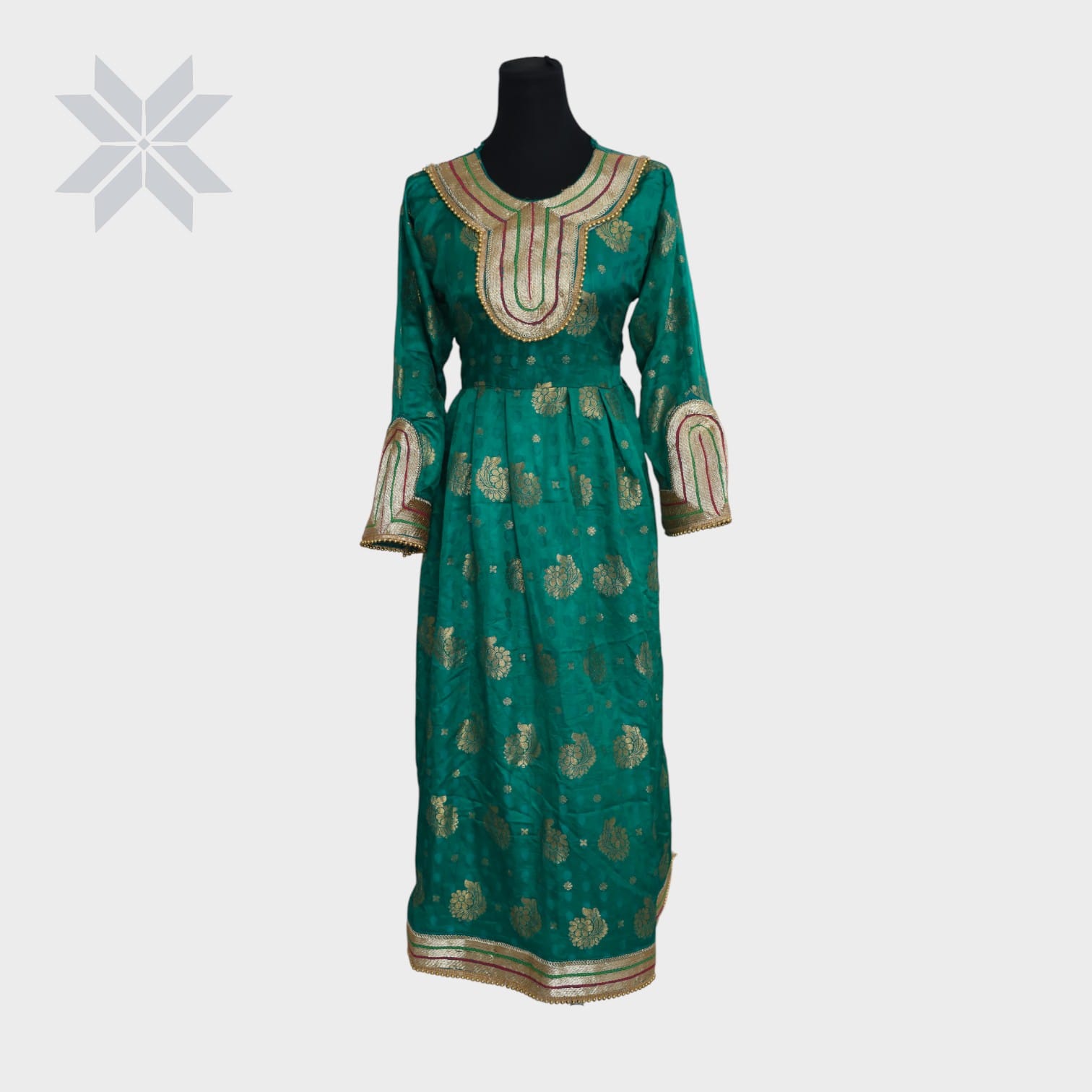 Sabz Gulbahar Traditional Dress