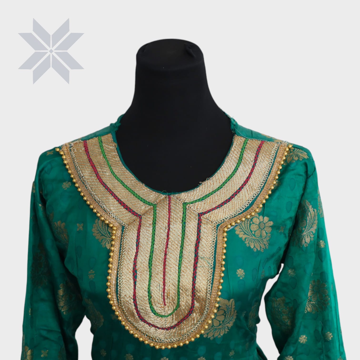 Sabz Gulbahar Traditional Dress