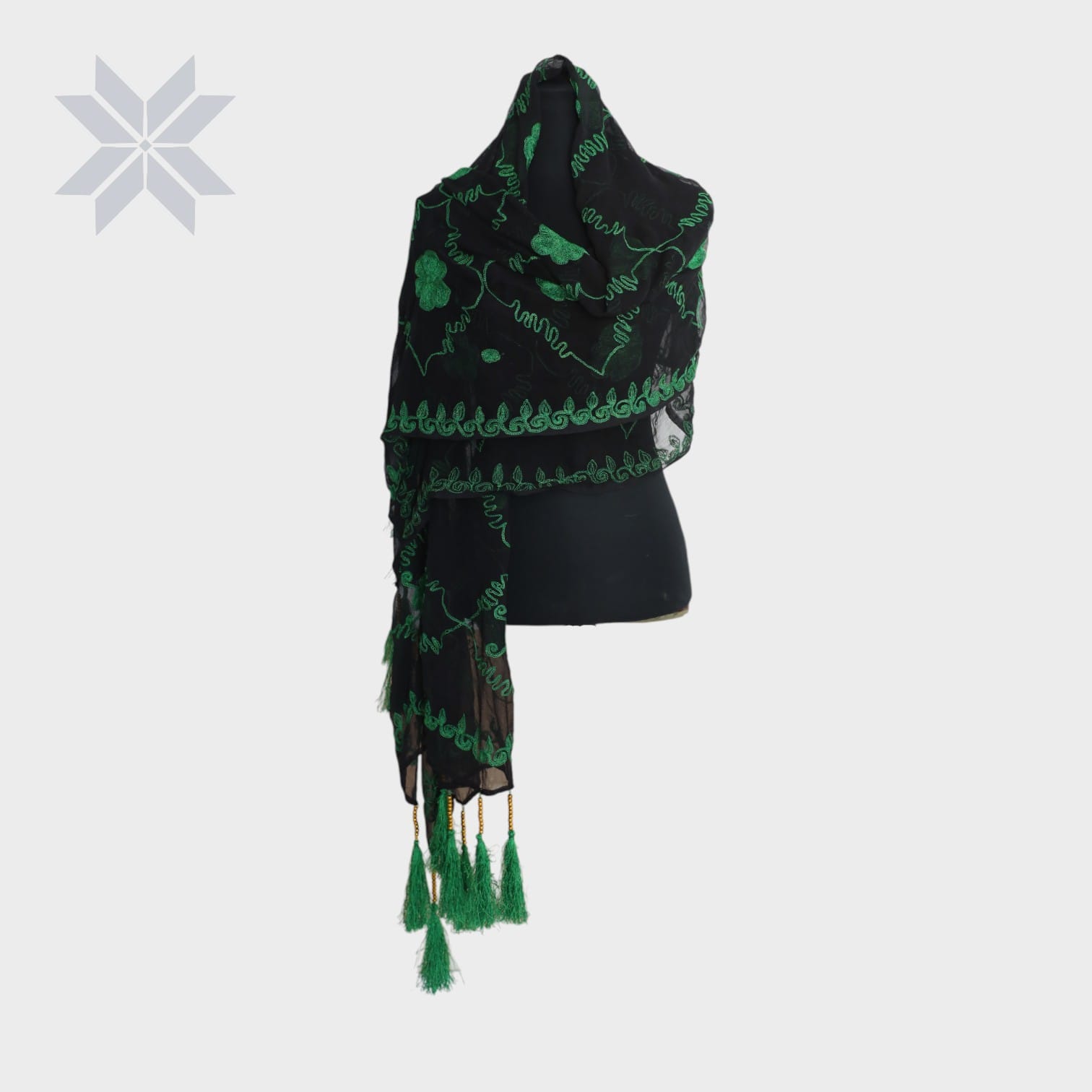 Sabza Gul Embroidered Scarf