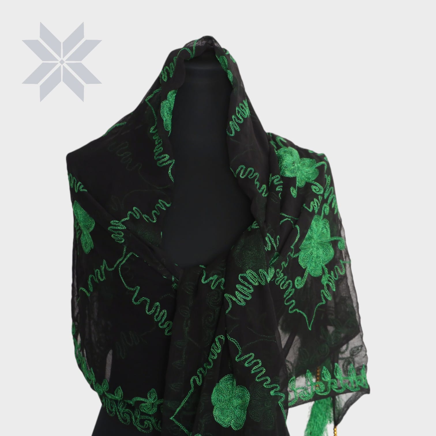 Sabza Gul Embroidered Scarf