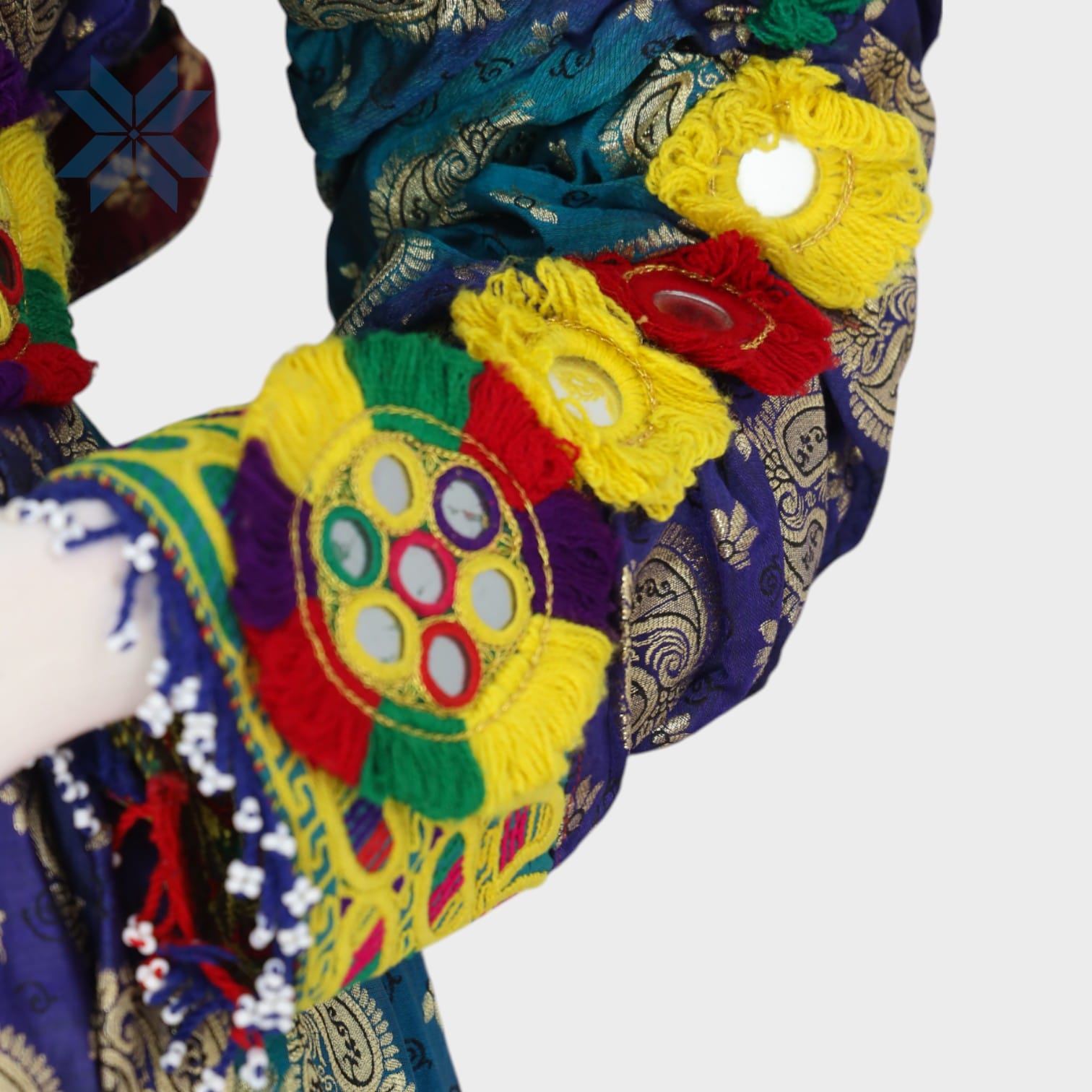 Gulbahar Multi-Color Afghani Dress