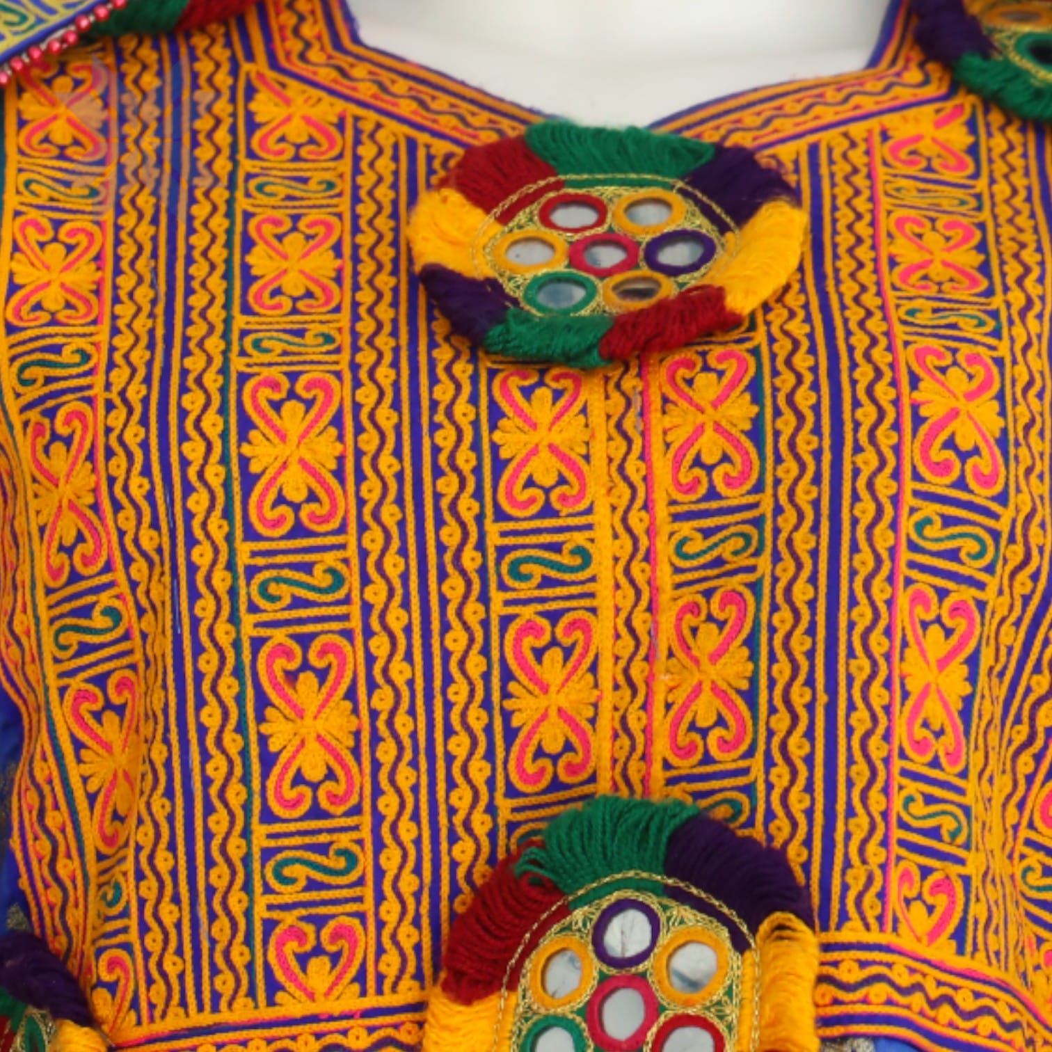 Lapis Heritage Afghani Dress