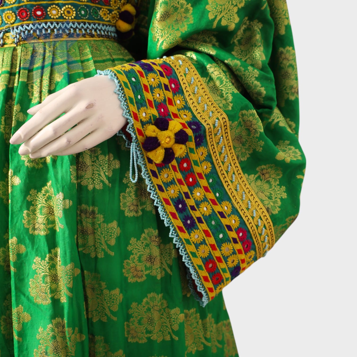 Gulbahar Embroidered Afghani Dress