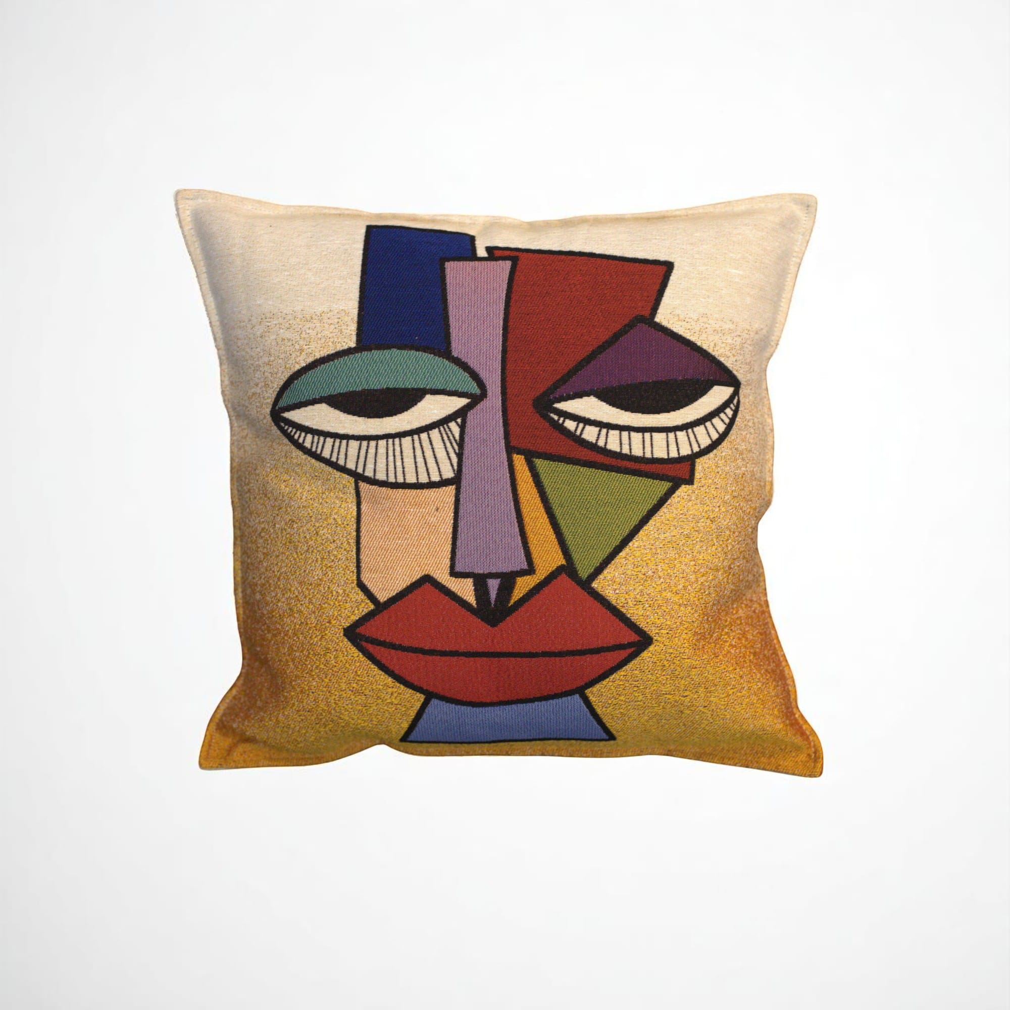 2pc Throw Pillow Cover, Artistic Embroidered Design