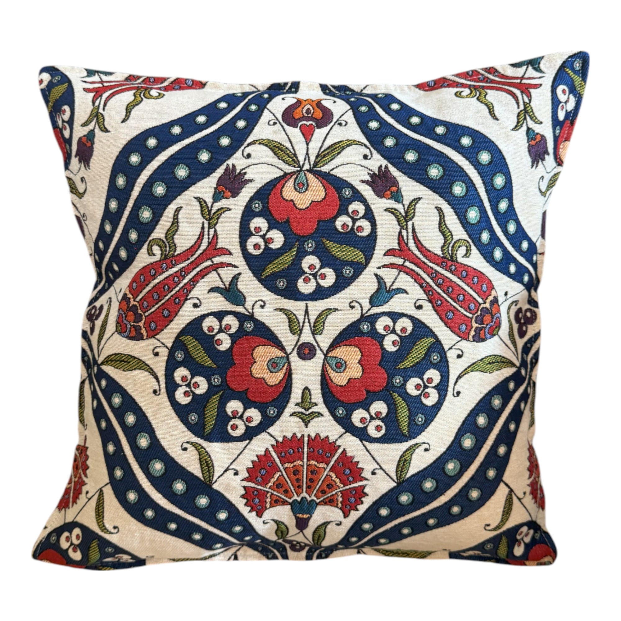 Cushion Cover Handmade, Set of 2, Suzani Decor Pillow case 45x45cm