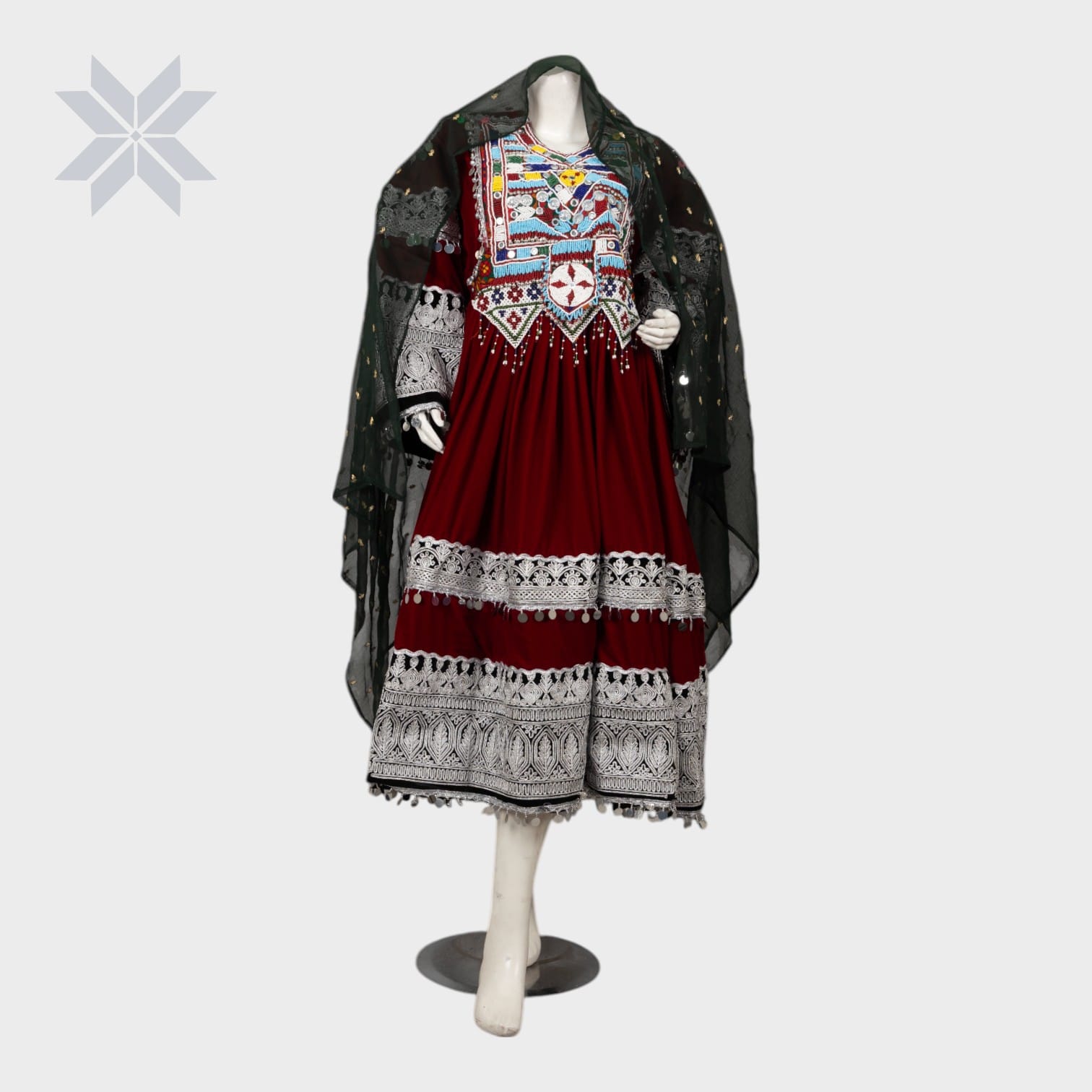 Surkhani Charm Embroidered Dress