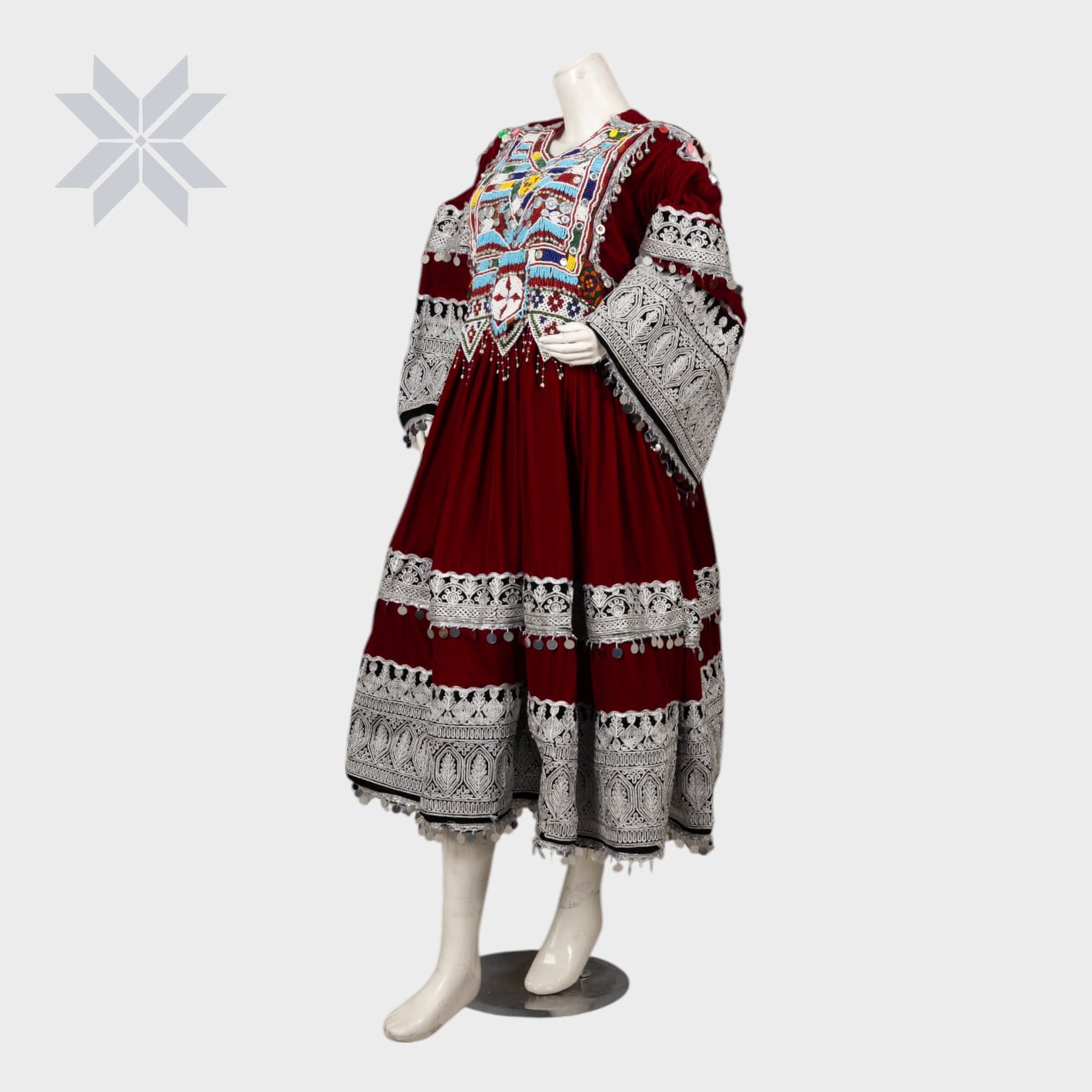 Surkhani Charm Embroidered Dress