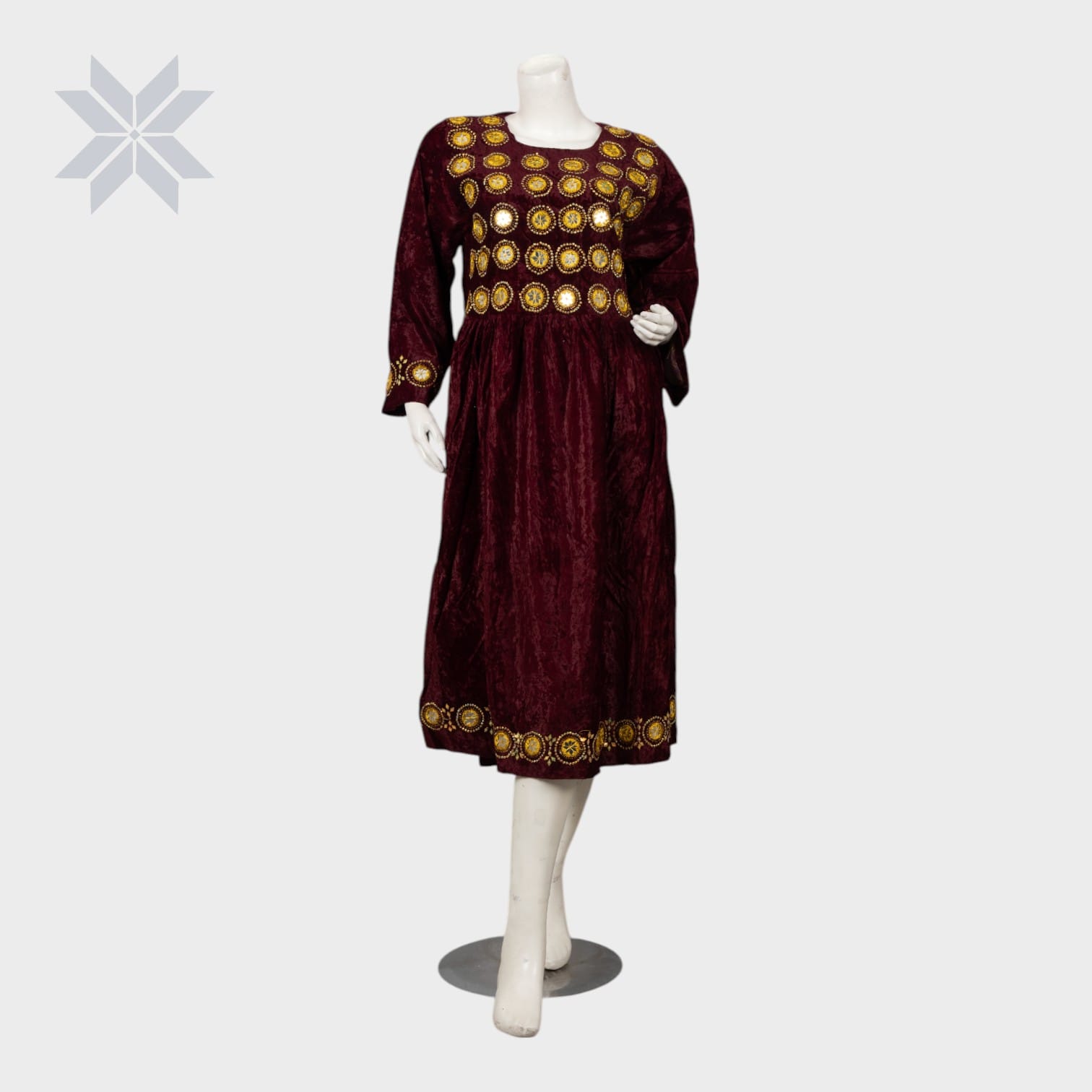 Gul Bahar Velvet Dress