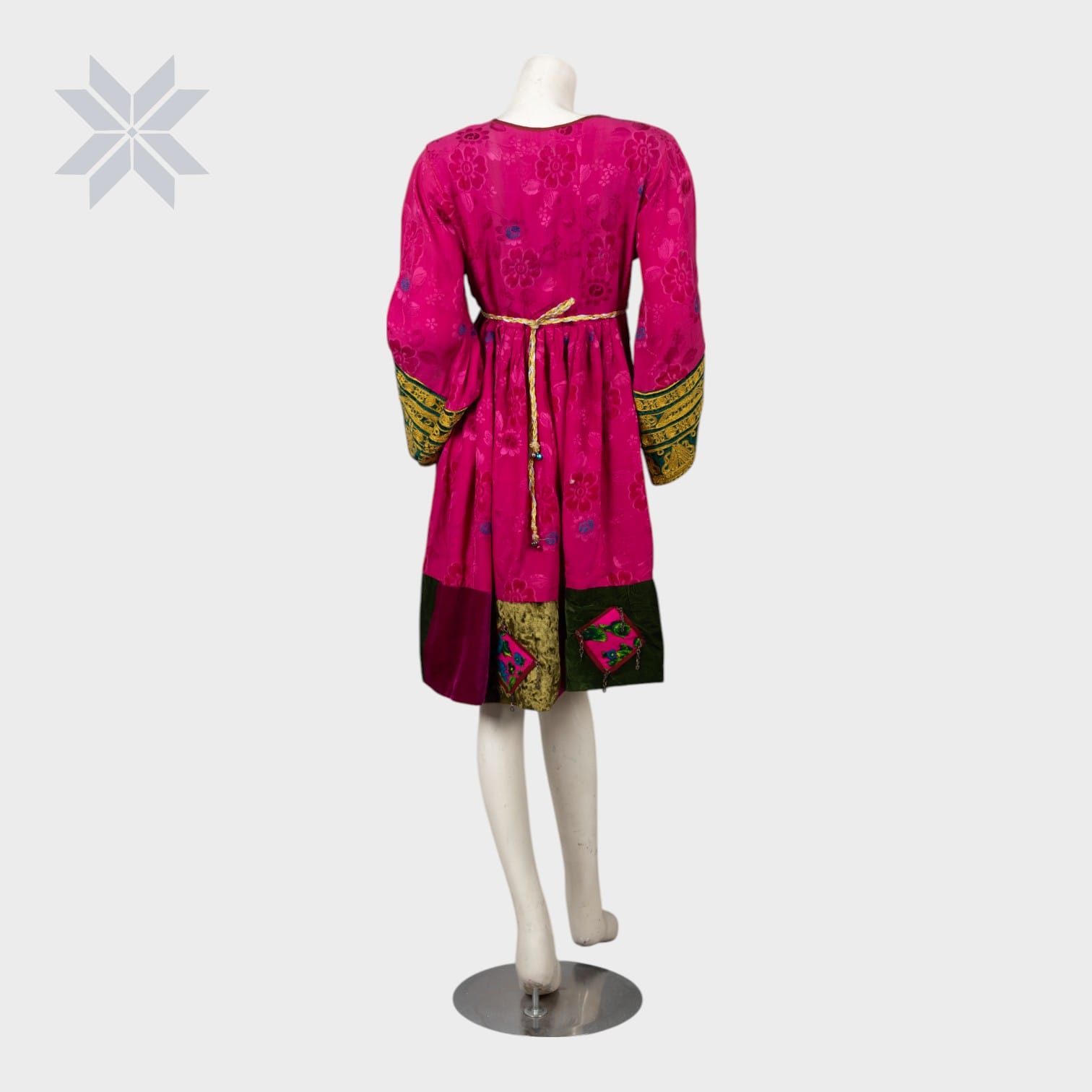 Bold Kandahari Charm Dress Handmade