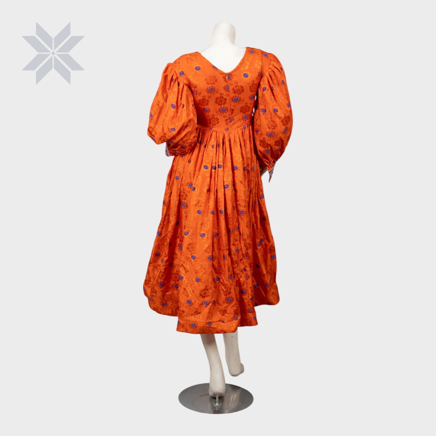 Saffron Radiance Tribal Dress