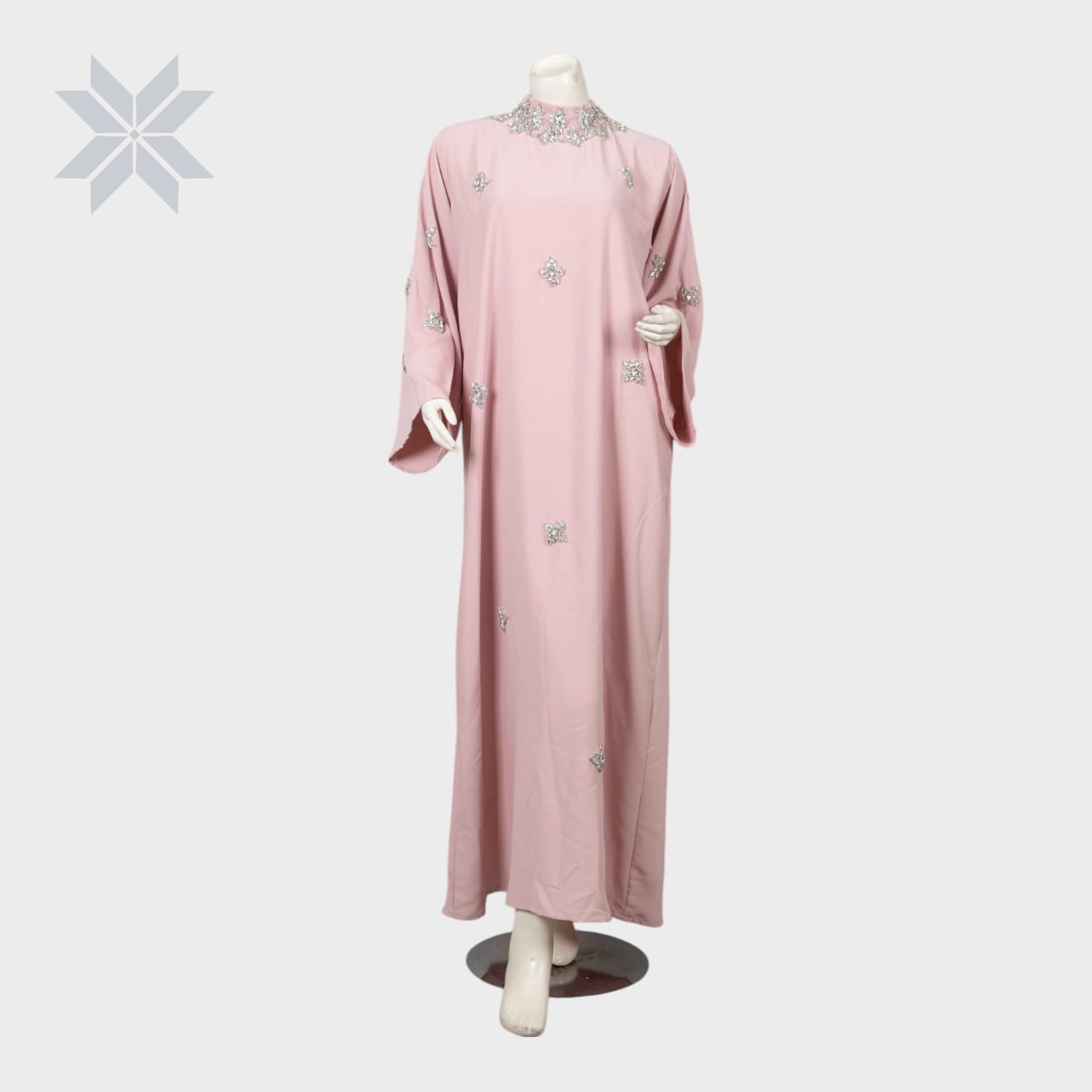 Blush Pearl Grace Gown Abaya