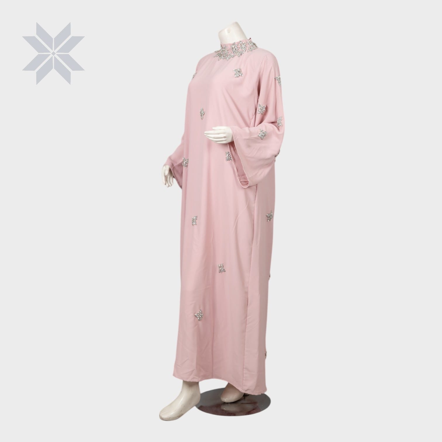 Blush Pearl Grace Gown Abaya