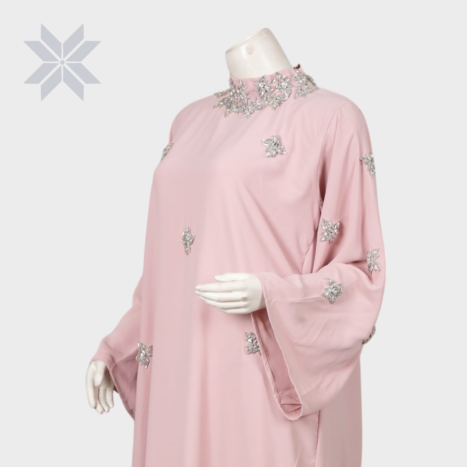 Blush Pearl Grace Gown Abaya
