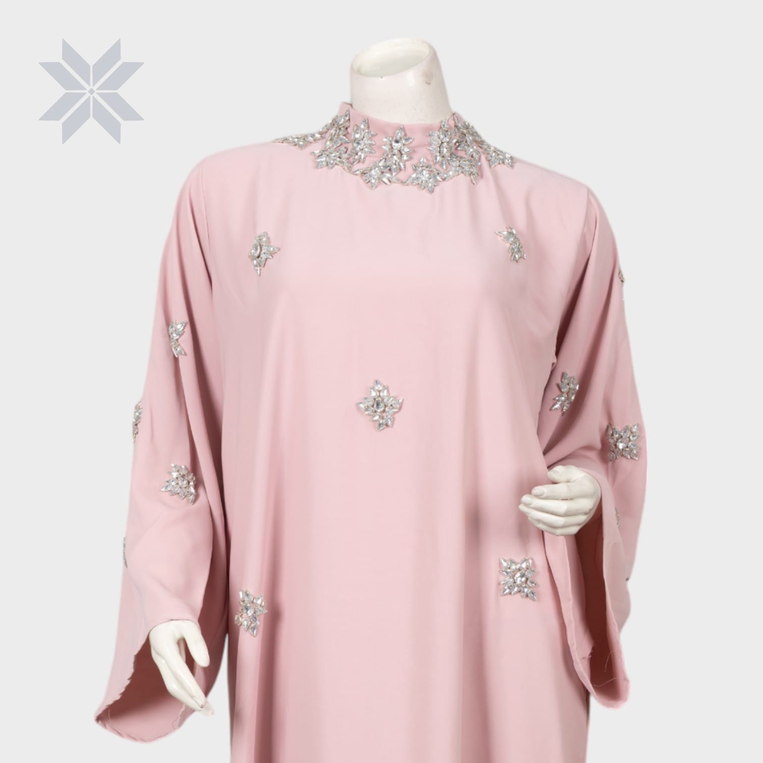 Blush Pearl Grace Gown Abaya