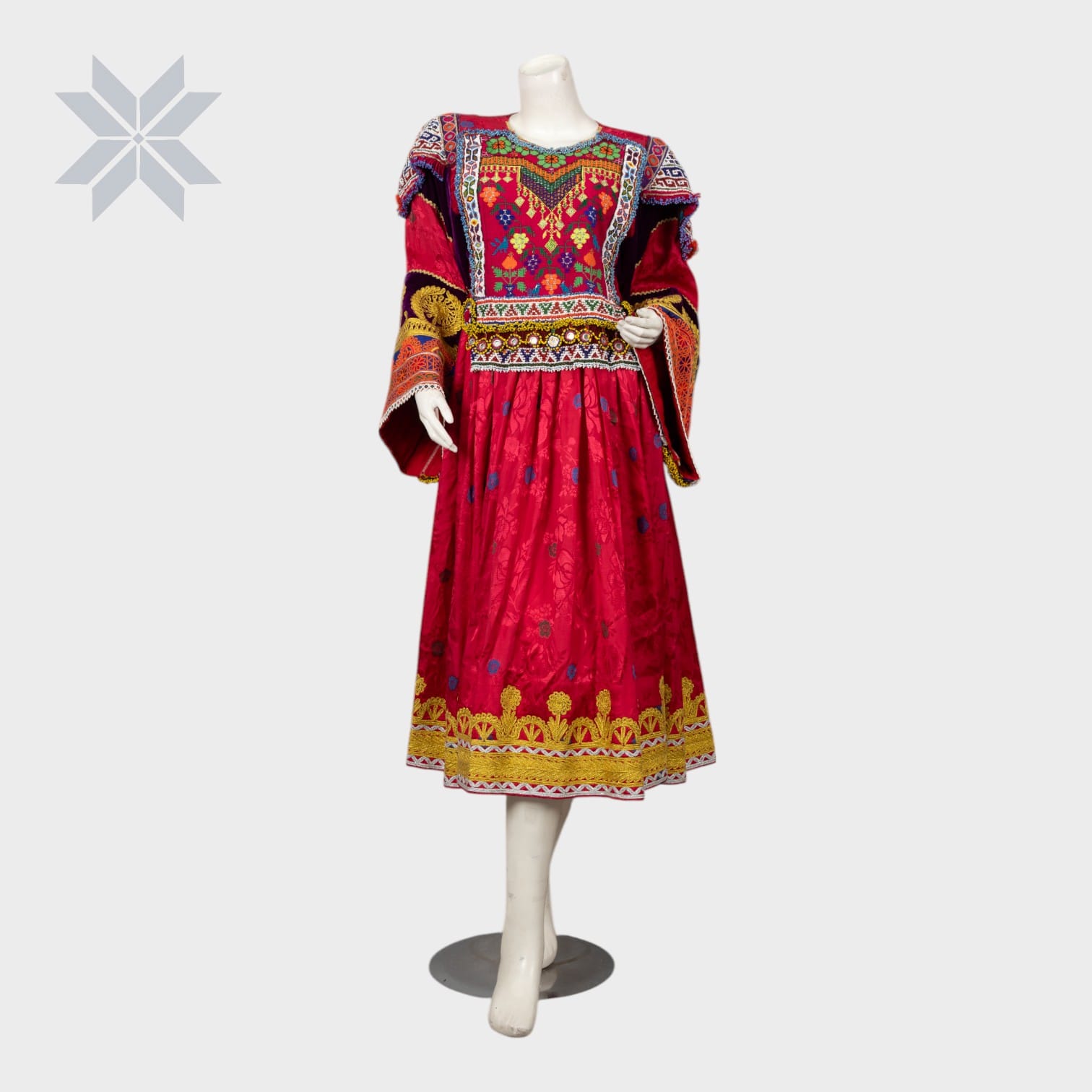 Crimson Celebration Dress Handmade
