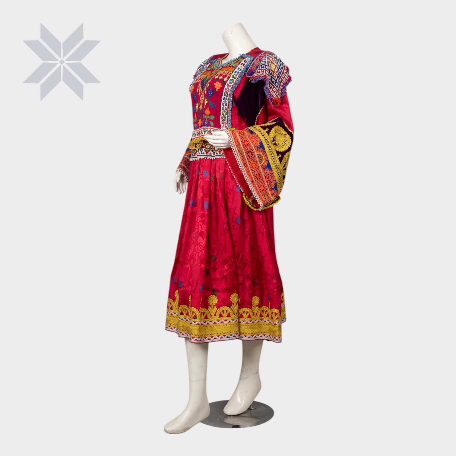 Crimson Celebration Dress Handmade