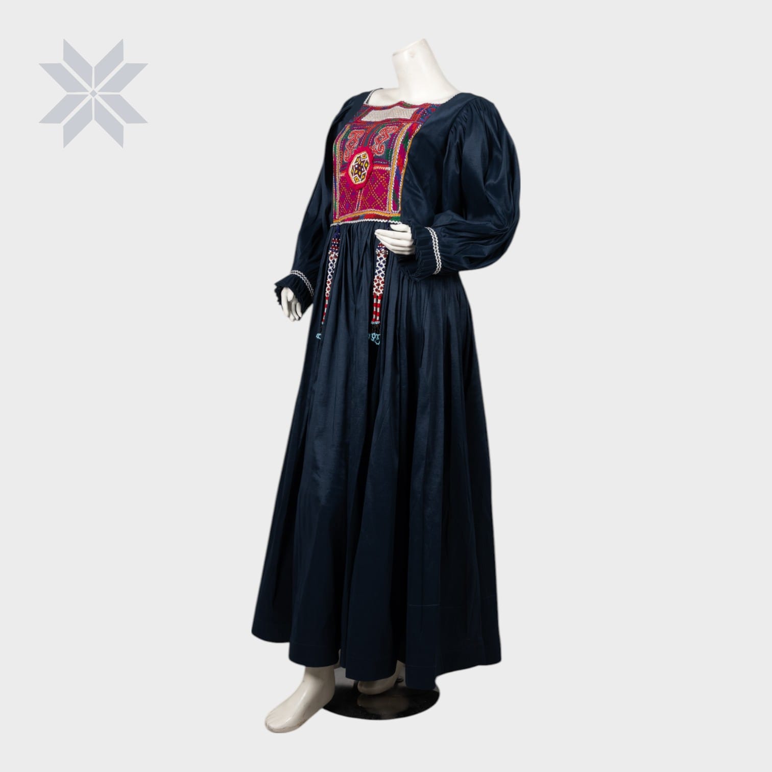 Midnight Tribal Bloom Dress