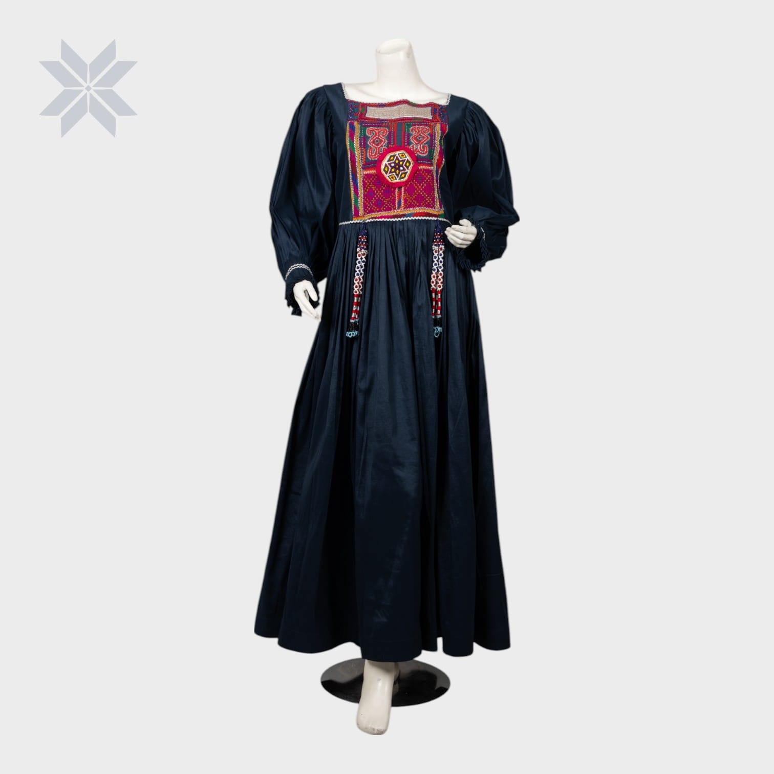 Midnight Tribal Bloom Dress