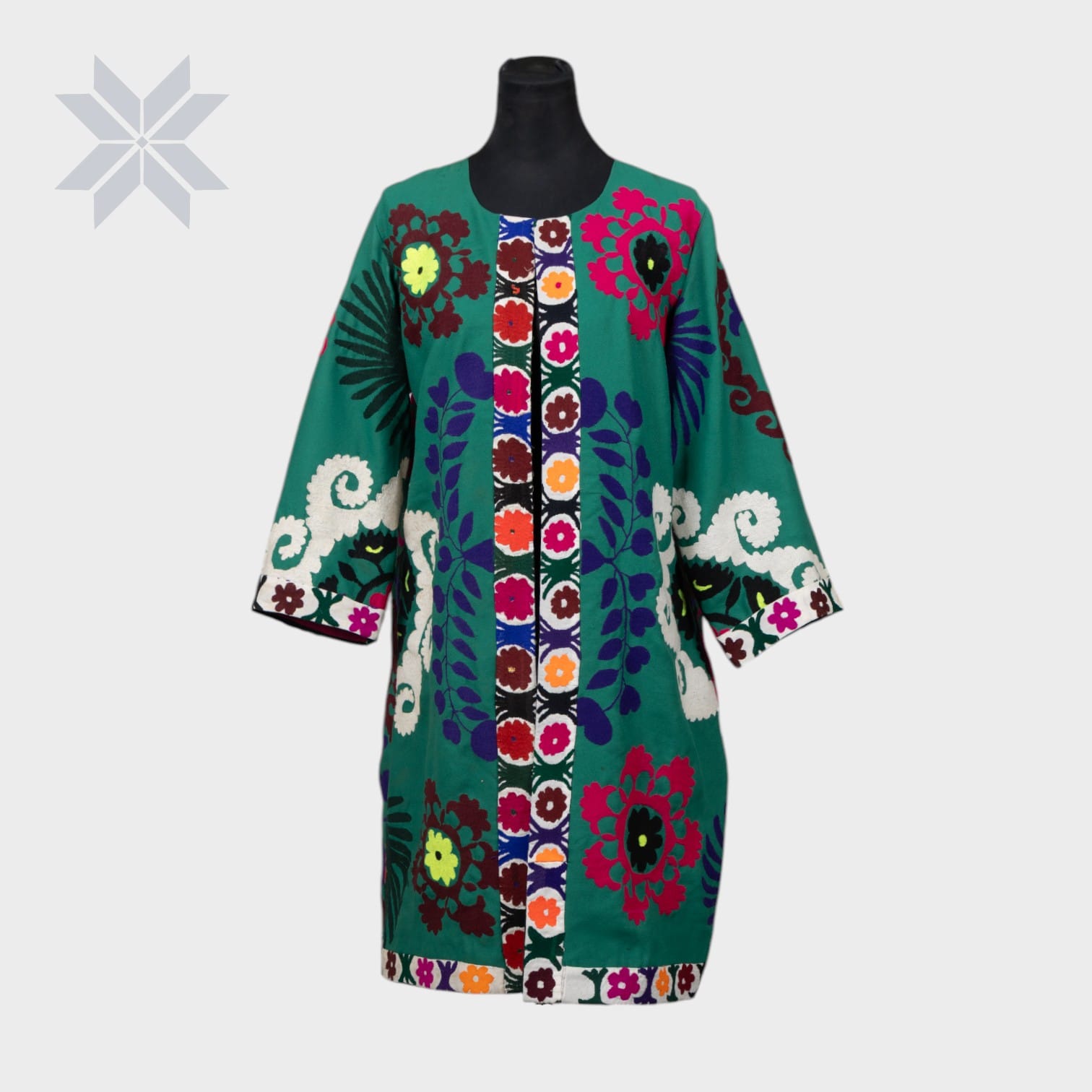 Handmade Coat Garden Mosaic Suzani Tunic