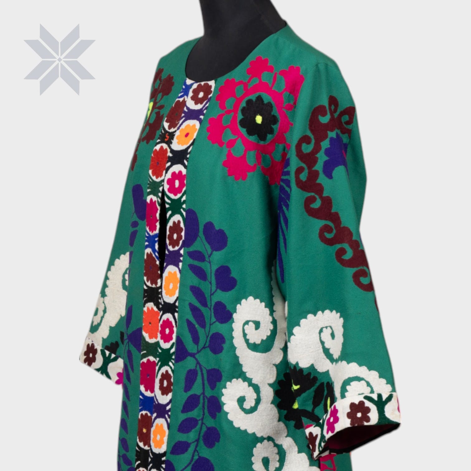 Handmade Coat Garden Mosaic Suzani Tunic