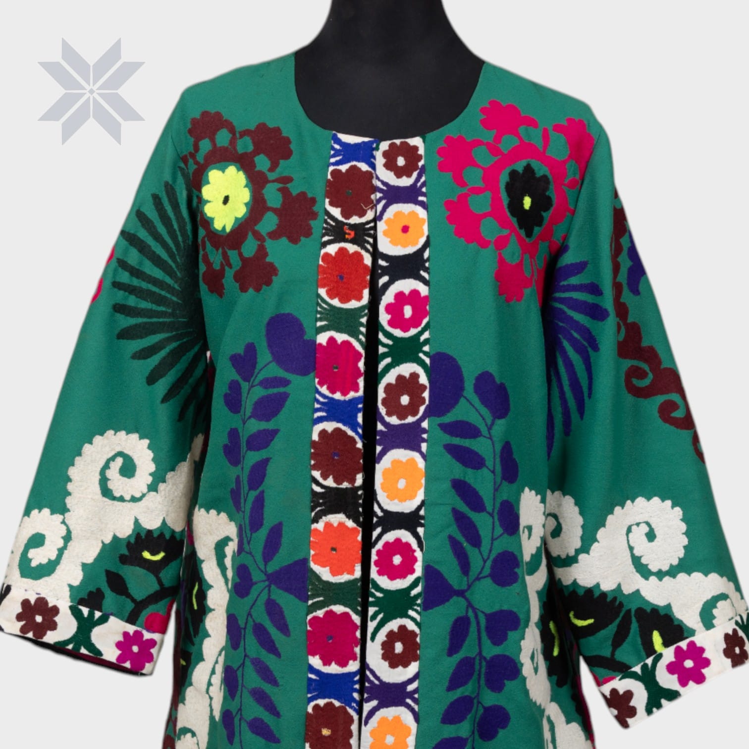Handmade Coat Garden Mosaic Suzani Tunic