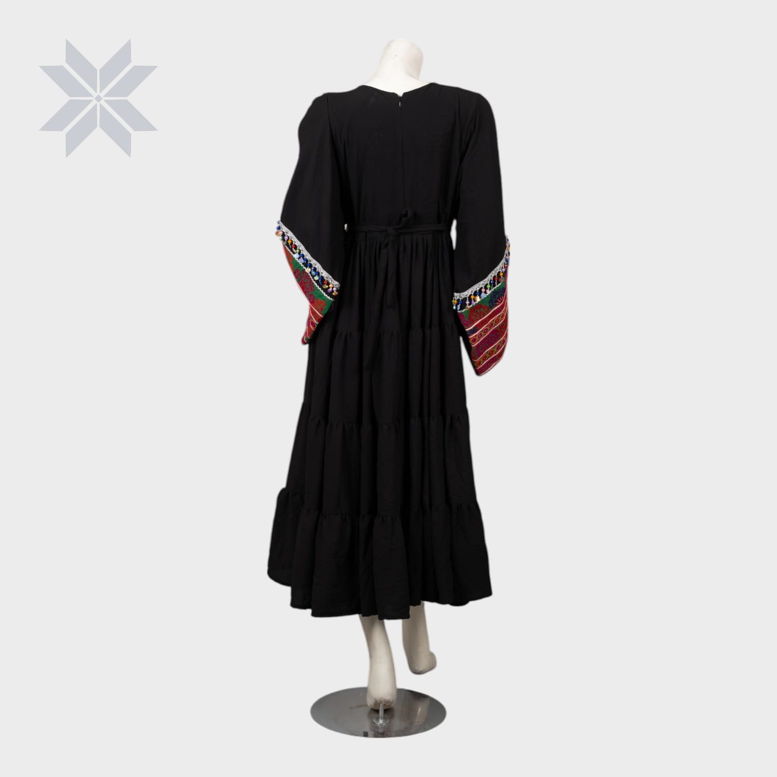 Midnight Heritage Maxi Dress