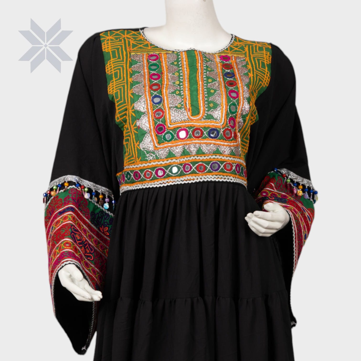 Midnight Heritage Maxi Dress