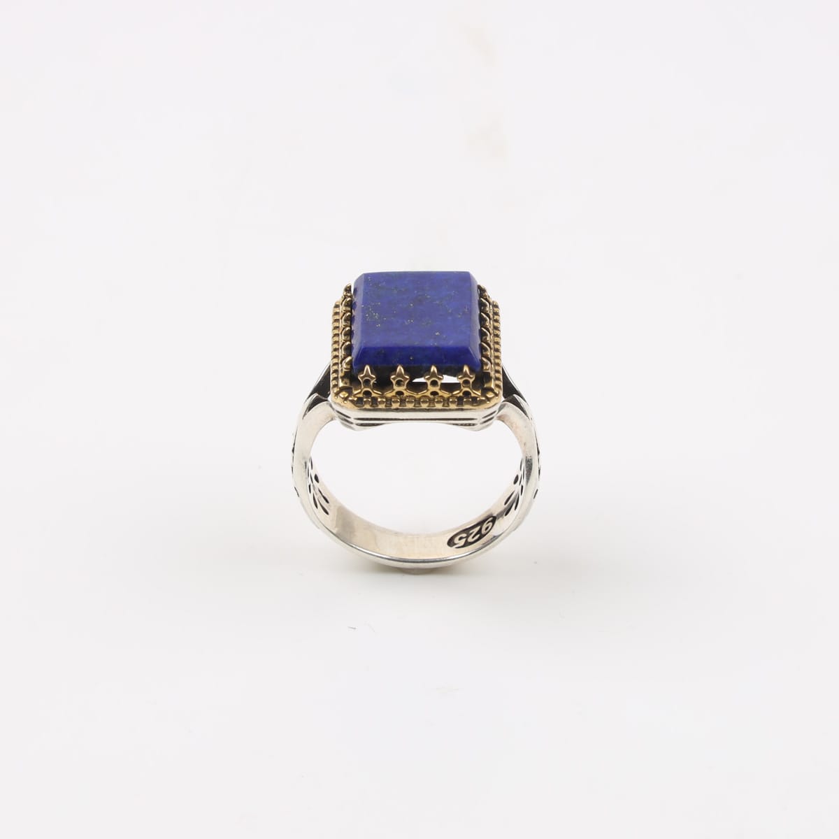 Lapis Lazuli Sterling Silver Men Ring