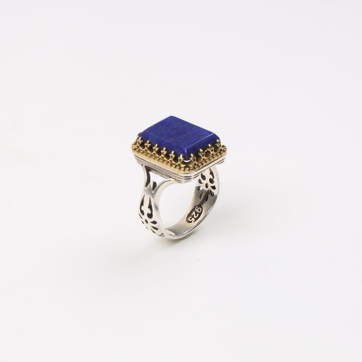 Lapis Lazuli Sterling Silver Men Ring