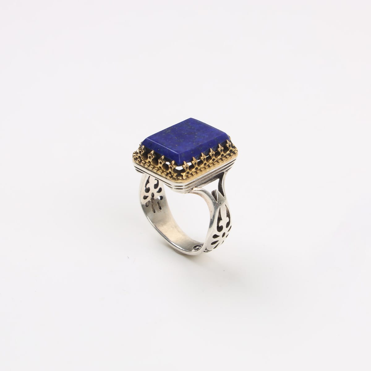 Lapis Lazuli Sterling Silver Men Ring
