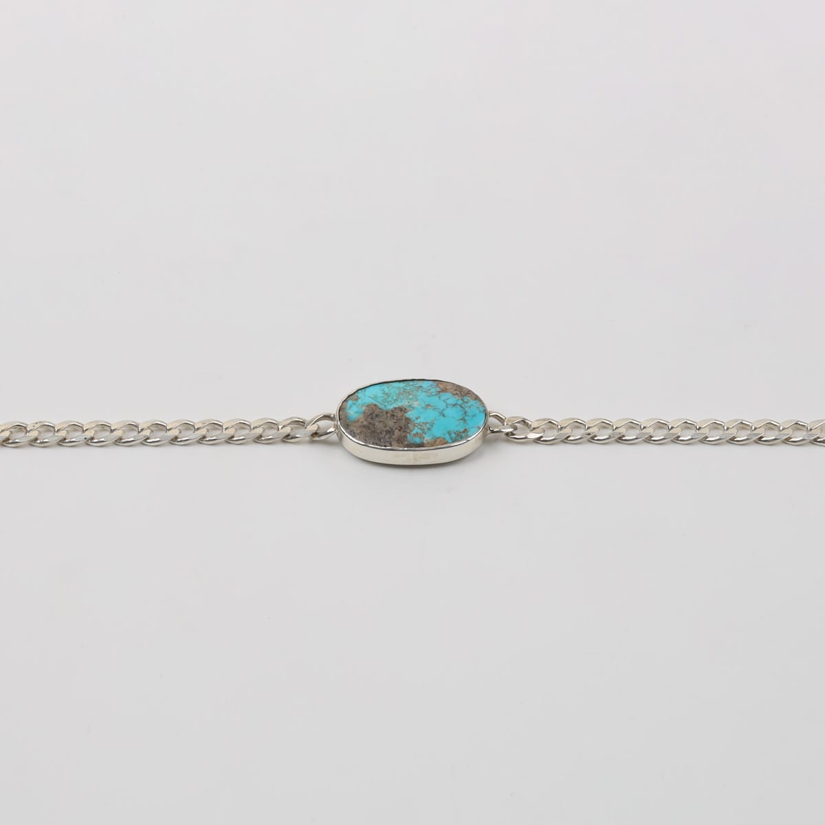 Afghan Turquoise Silver Men Bracelet