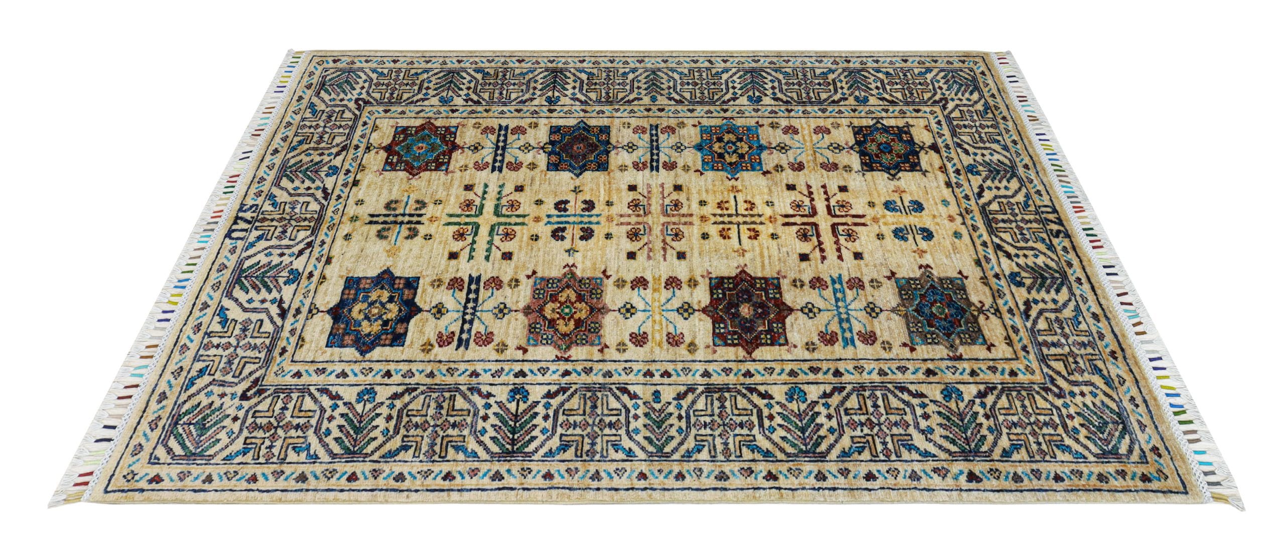 Chobrang Carpet – Vibrant Bokharay Elegance