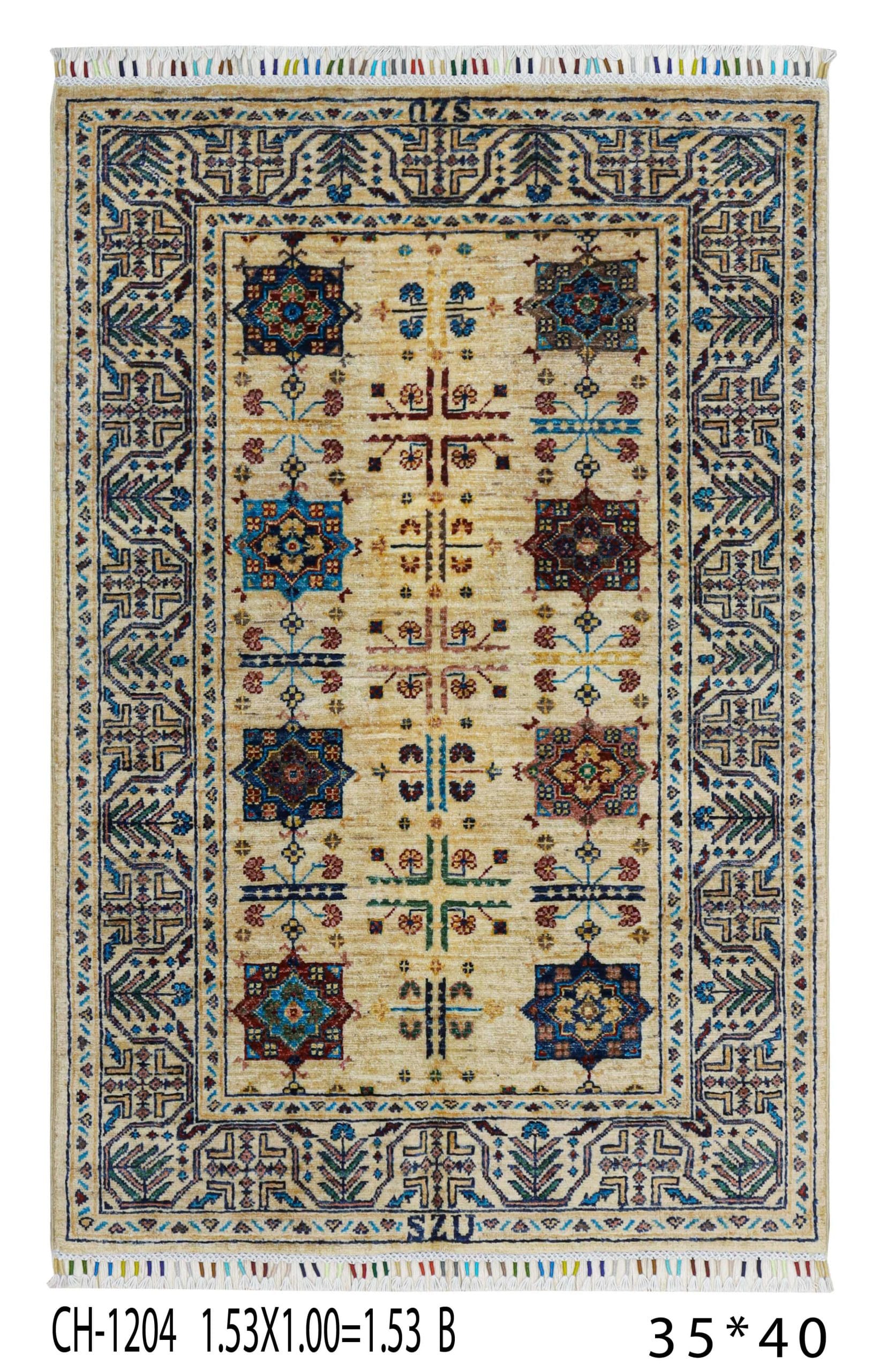 Chobrang Carpet – Vibrant Bokharay Elegance