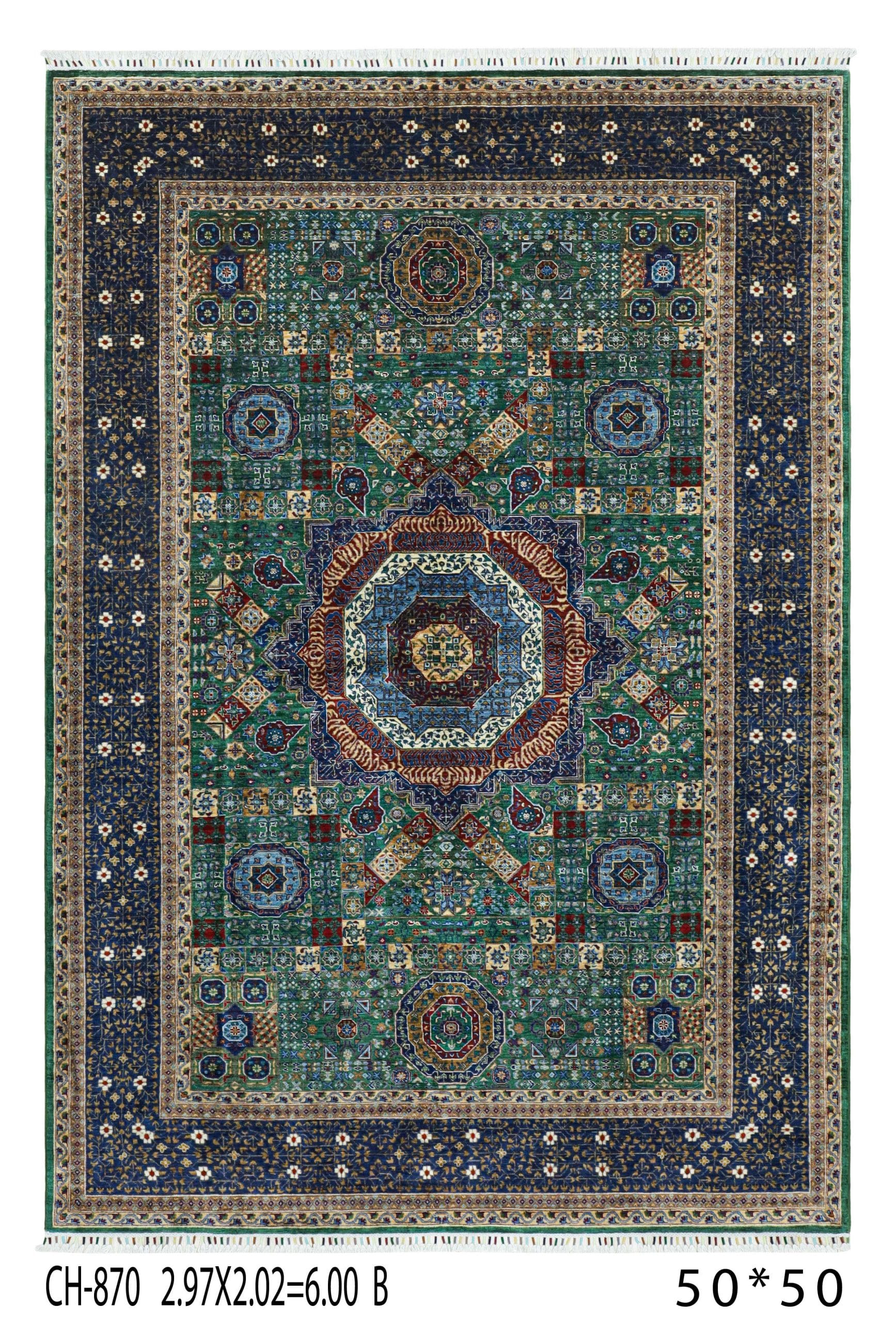 MAMLOK LARGE AREA CARPET, HANDMADE HIGH LUXURY AFGHANI WOOL CARPET