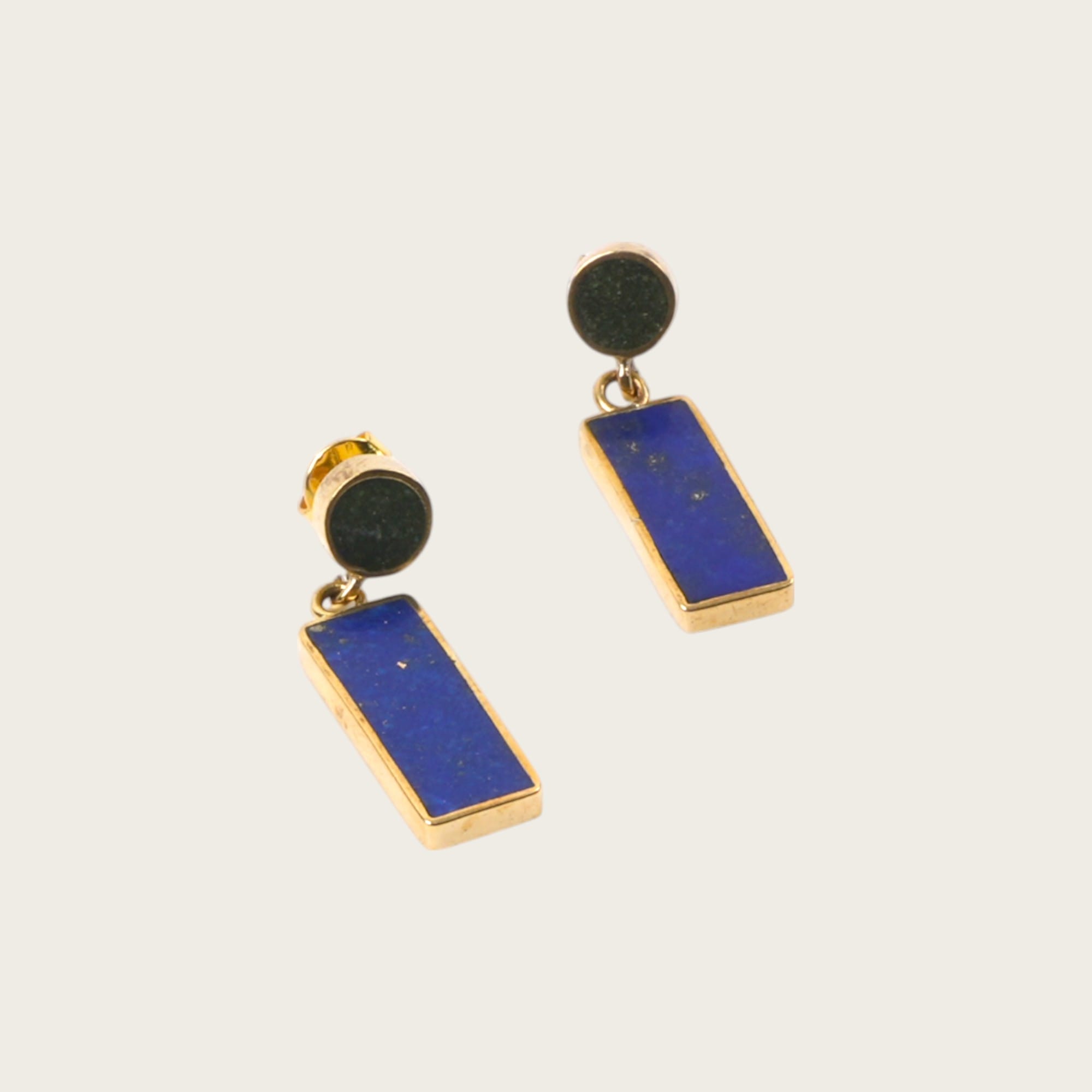Drop Earrings, Lapis Lazuli Drop Earrings.