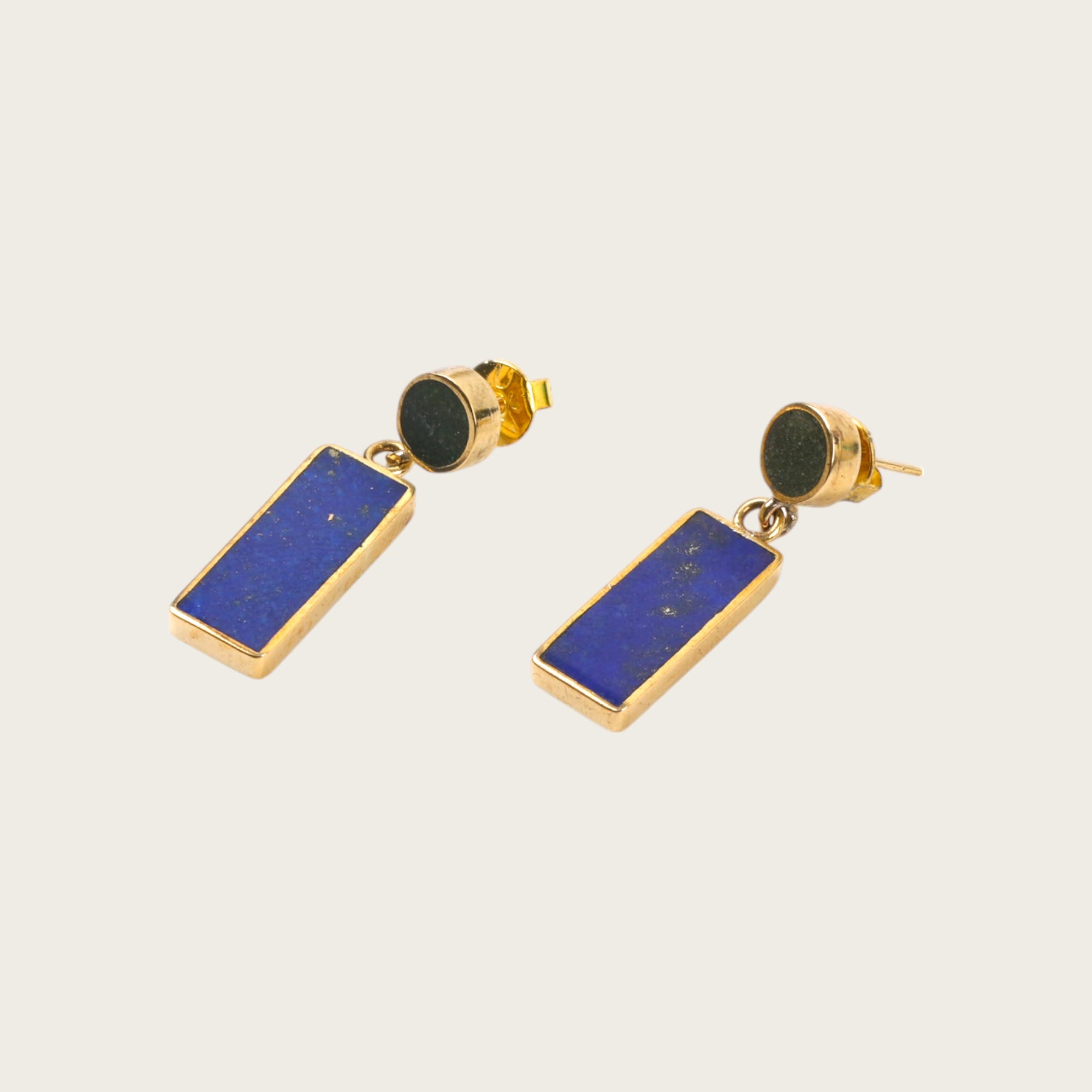 Drop Earrings, Lapis Lazuli Drop Earrings.
